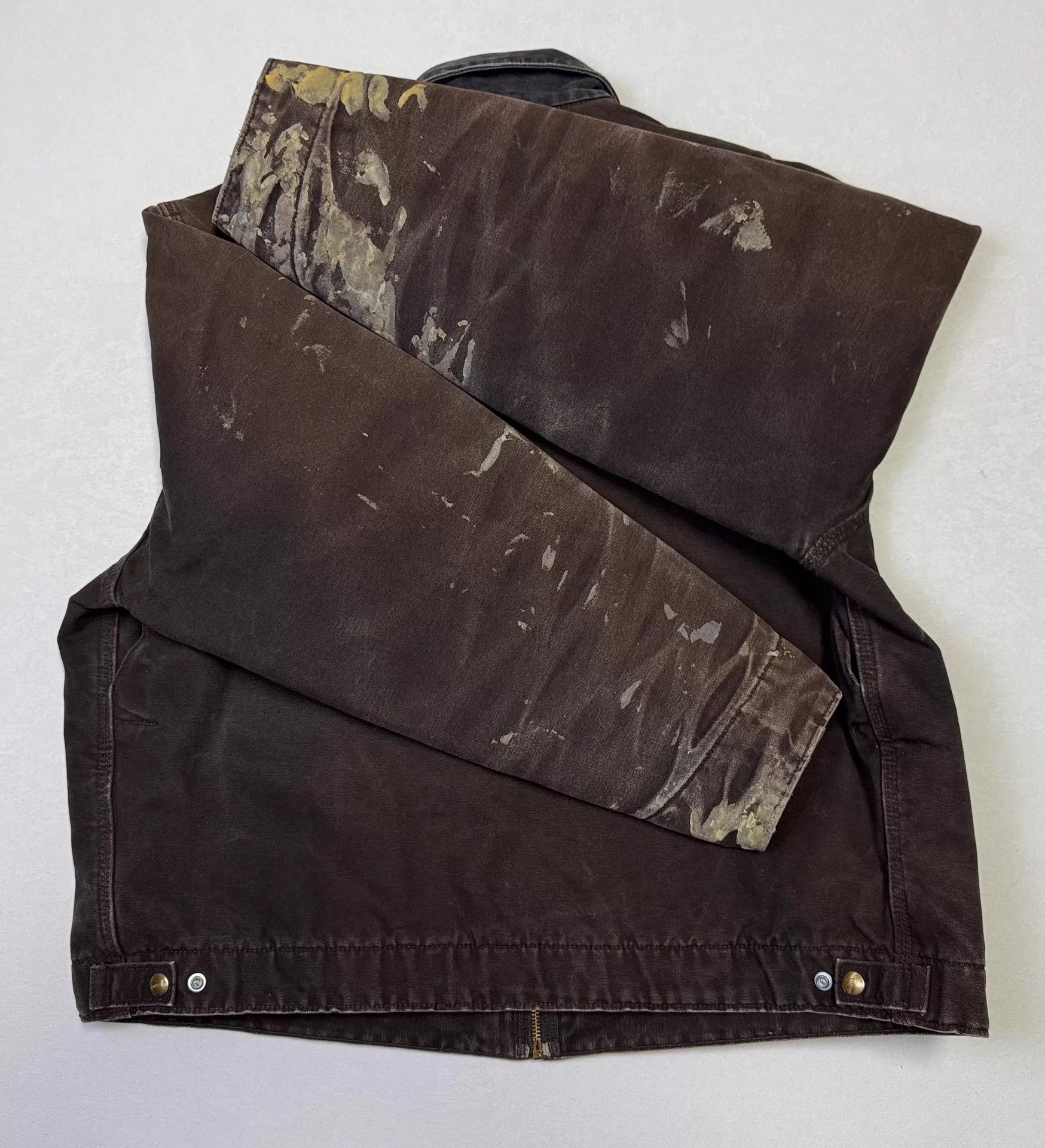 Carhartt Vintage Carhartt J97 Detroit Jacket Dark Brown XL Size US XL / EU 56 / 4 - 6 Thumbnail