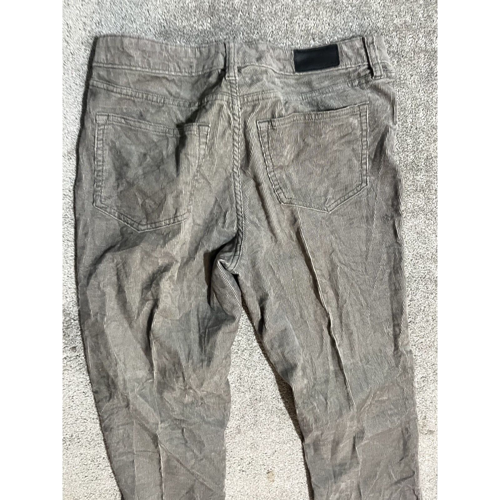 Lands' End Lands' End Corduroy Pants Womens Gray 6P Petite Straight Mid Rise Jeans EUC Stretch Size 28" / US 6 / IT 42 - 2 Thumbnail