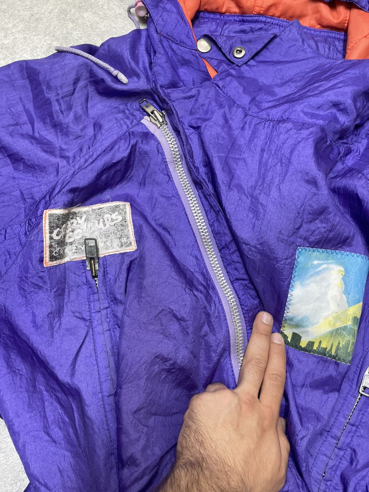 Japanese Brand × Ski-Doo Ultra-Rare Crazy Color Ski Anorak Iconic Color Block Design Size US L / EU 52-54 / 3 - 12 Thumbnail