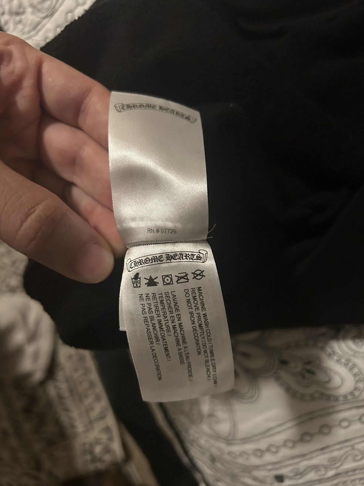 Chrome Hearts Chrome Hearts “Stay Fast” Matty Boy Hoodie – Black Size US L / EU 52-54 / 3 - 6 Thumbnail