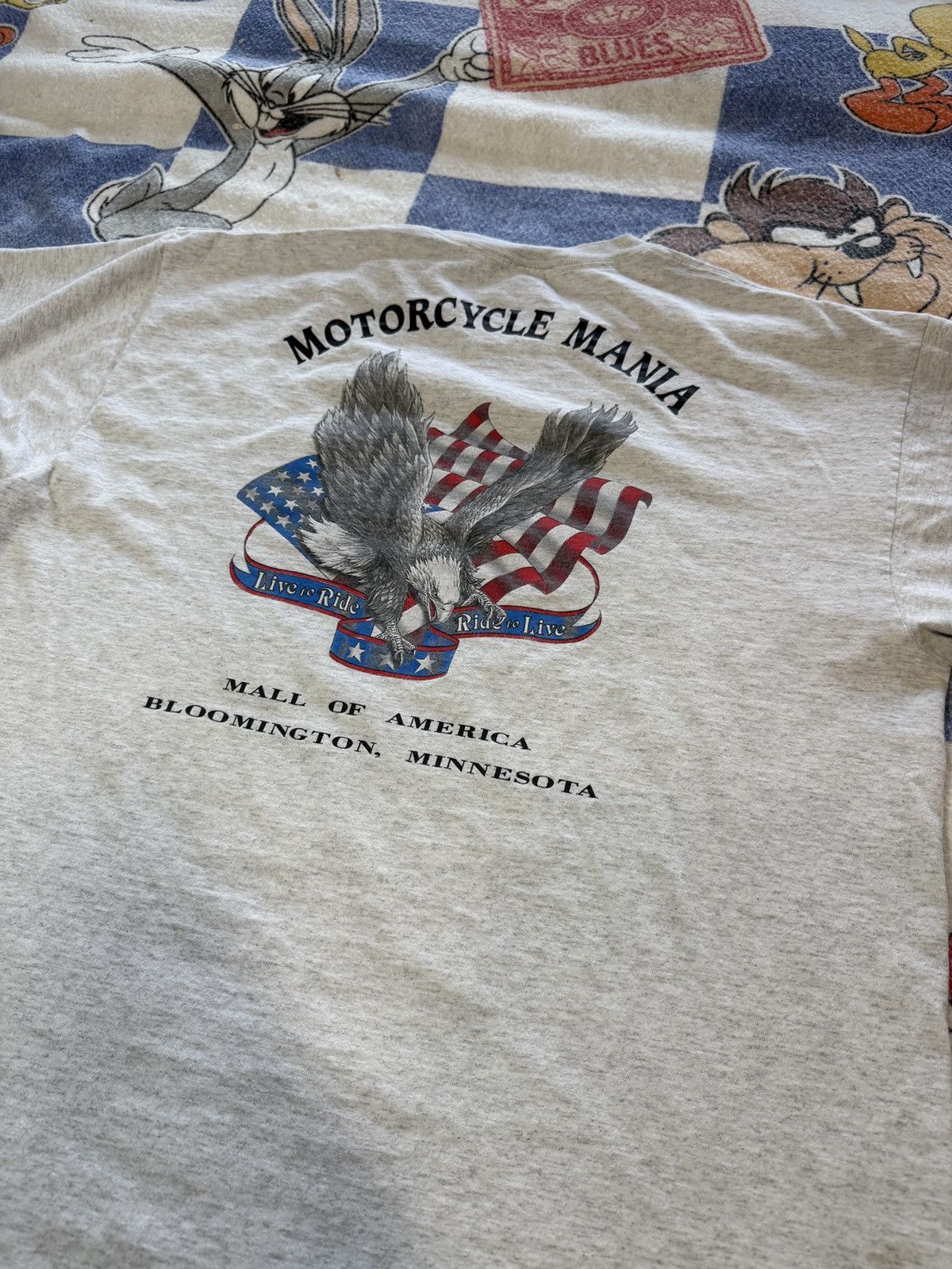 Vintage Vintage American steel biker tee Size US XL / EU 56 / 4 - 5 Thumbnail