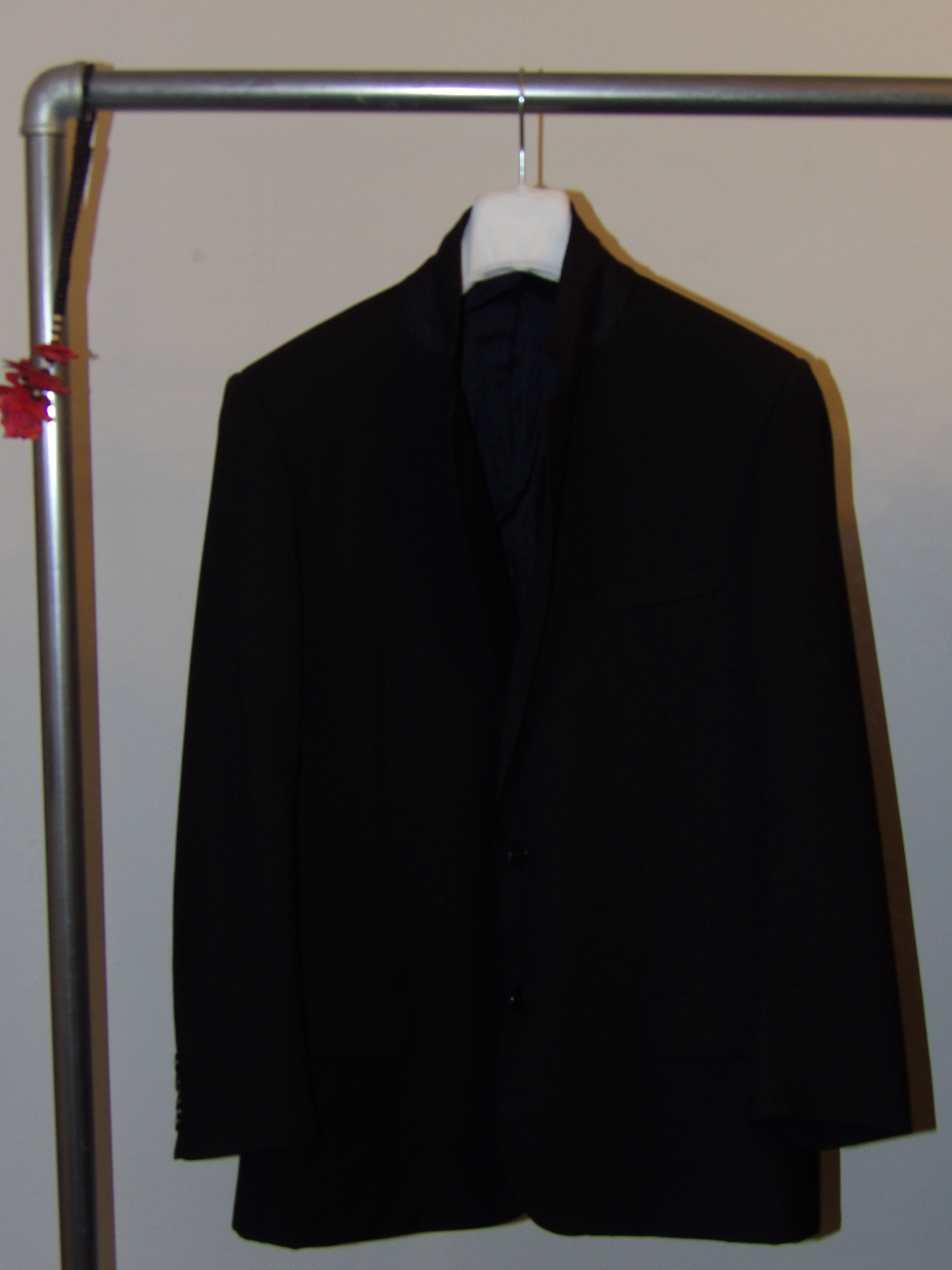 Dior Hedi Slimane Dior Homme Black Blazer Size 54R - 1 Thumbnail