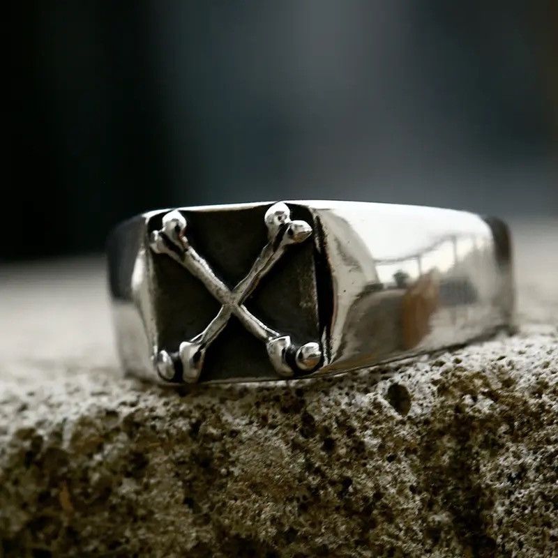 Vintage Steel soldier Stainless Steel Mens Punk Gothic Vintage Size ONE SIZE - 3 Thumbnail
