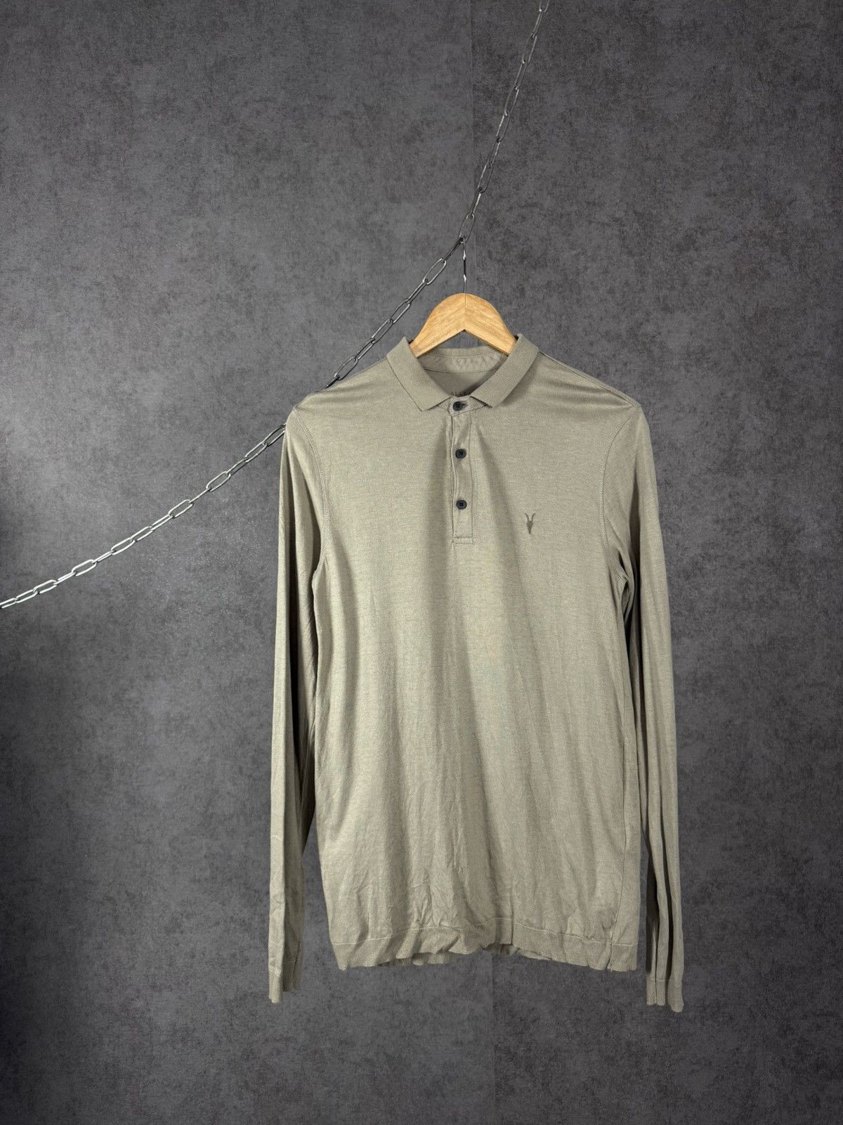 Allsaints Allsaints designer logo polo longsleeve Size US S / EU 44-46 / 1 - 1 Thumbnail