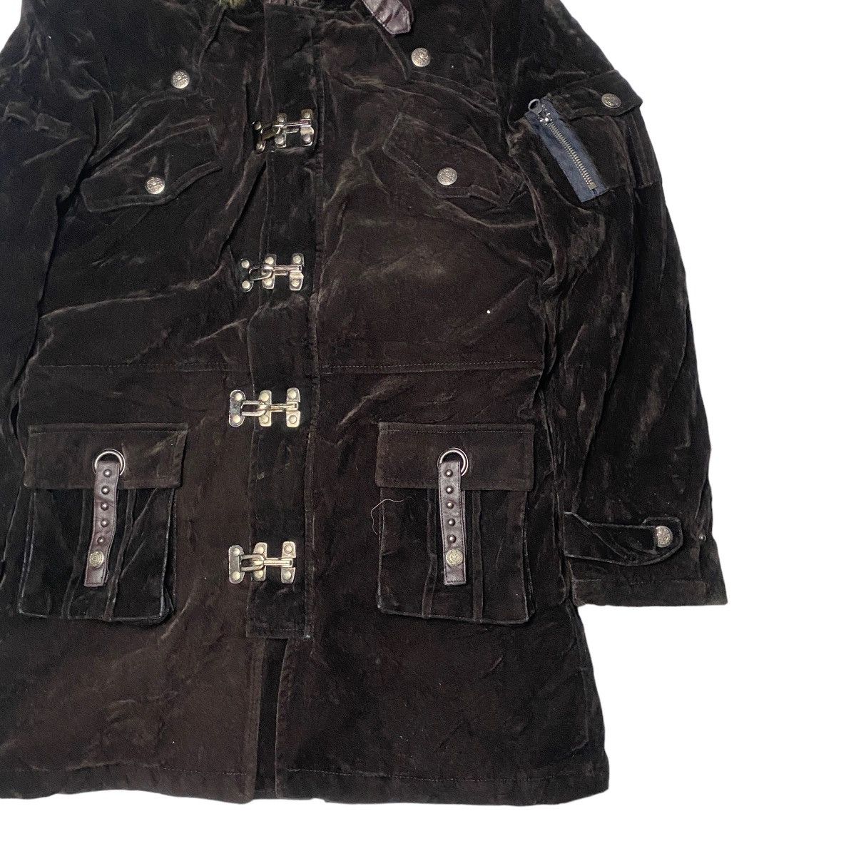 If Six Was Nine 2000's In The Attic Bondage Chain Fur Jacket Size US M / EU 48-50 / 2 - 4 Thumbnail