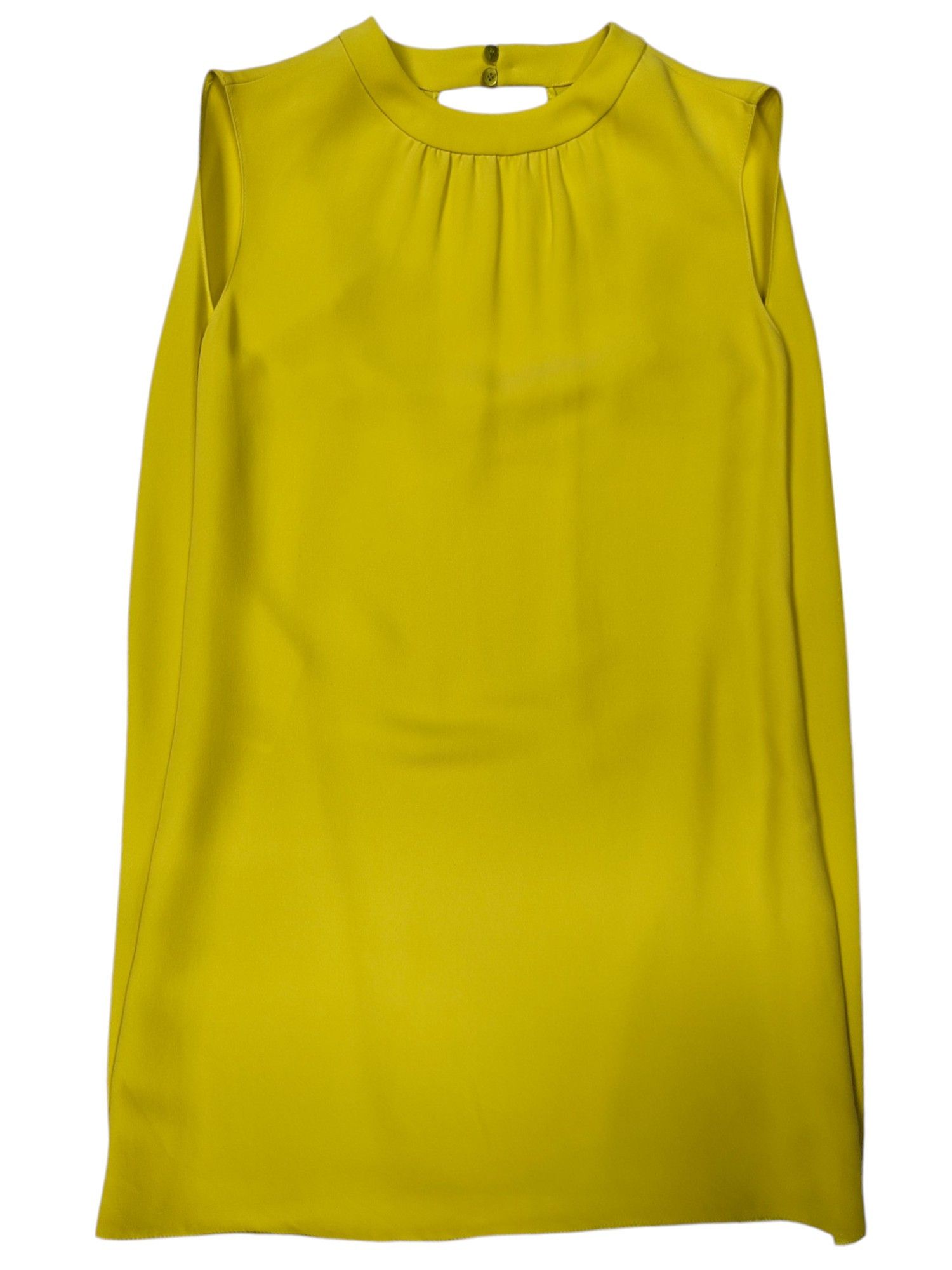 Valentino Mustard Yellow Silk Dress With Open Back Size XS / US 0-2 / IT 36-38 - 1 Thumbnail