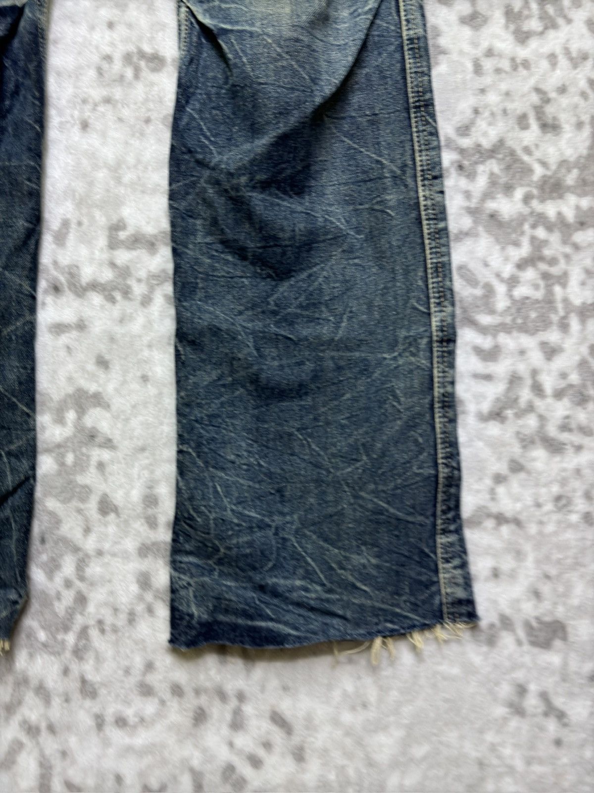 Hysteric Glamour Rare Flare Jack Serika Low Rise Denim Angel Wing Back Print Size US 30 / EU 46 - 8 Thumbnail