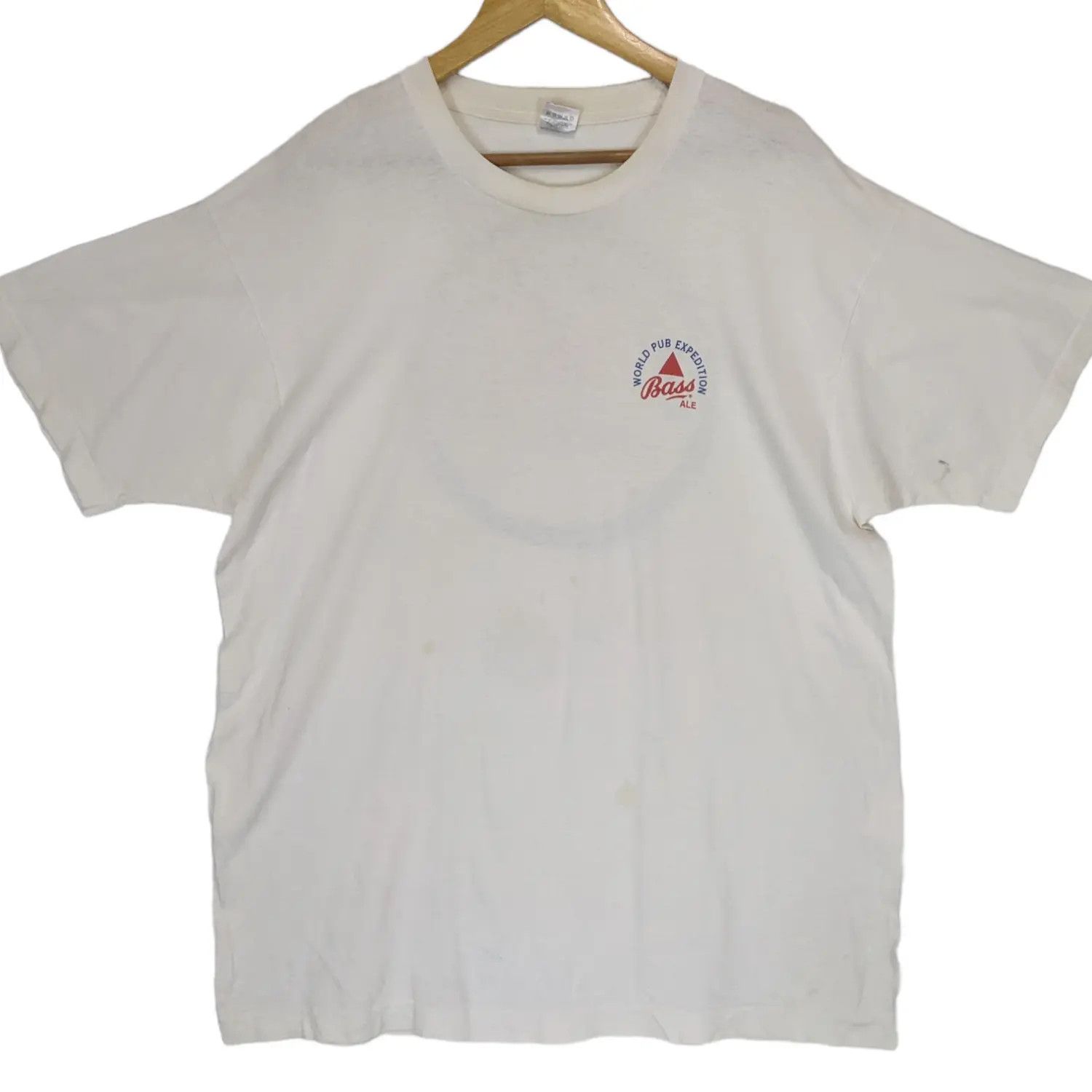 Drink Beer Save Water Vintage 90's FOTL Bass Ale World Pub Expedition Tee Size US M / EU 48-50 / 2 - 2 Thumbnail