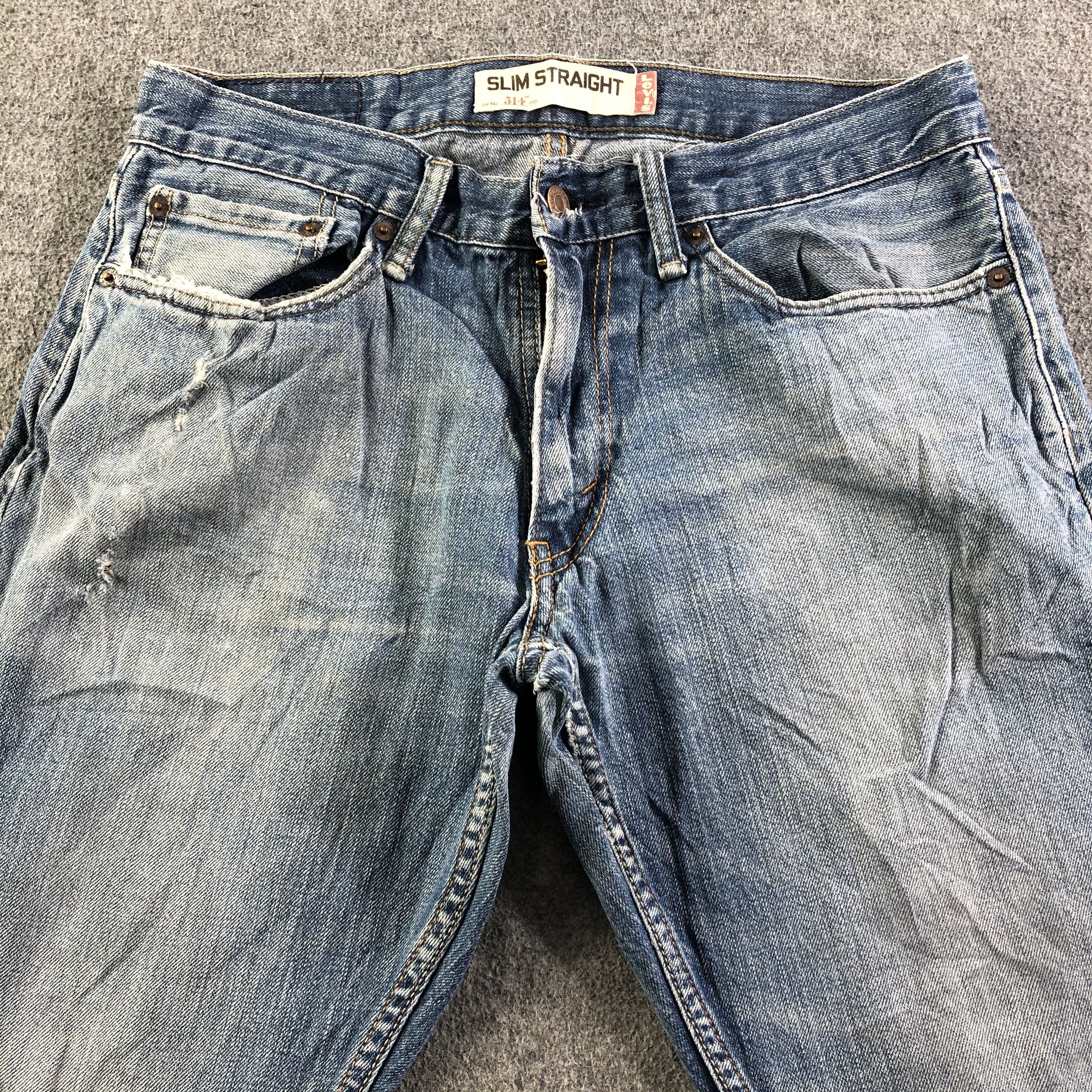 Levi's Vintage Blue Wash Levis 514 Jeans-J3342 Size US 32 / EU 48 - 3 Thumbnail