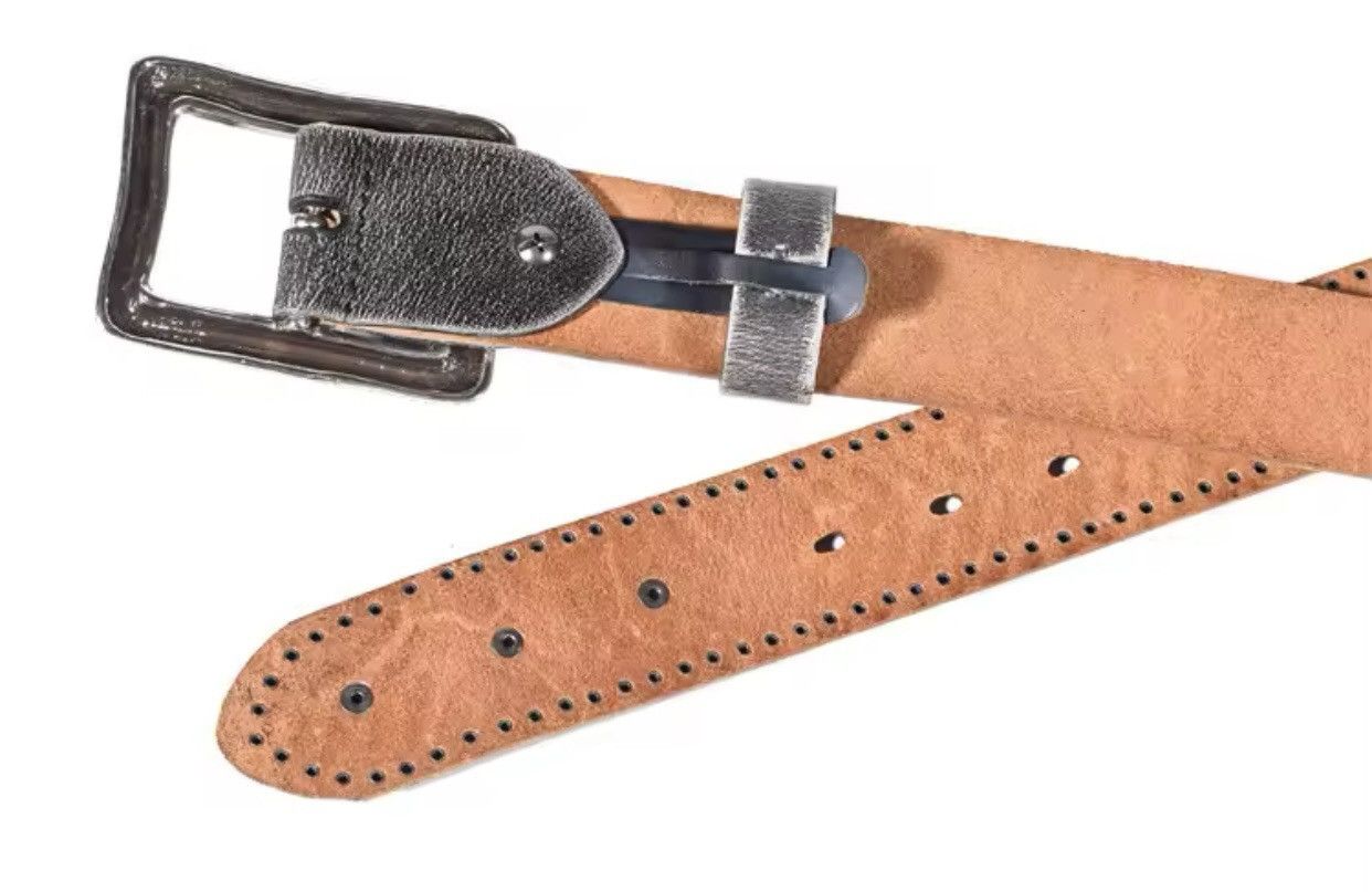 Japanese Brand × Leather × Vintage Dragon Altar Retro Vintage Leather Belt Size ONE SIZE - 5 Thumbnail