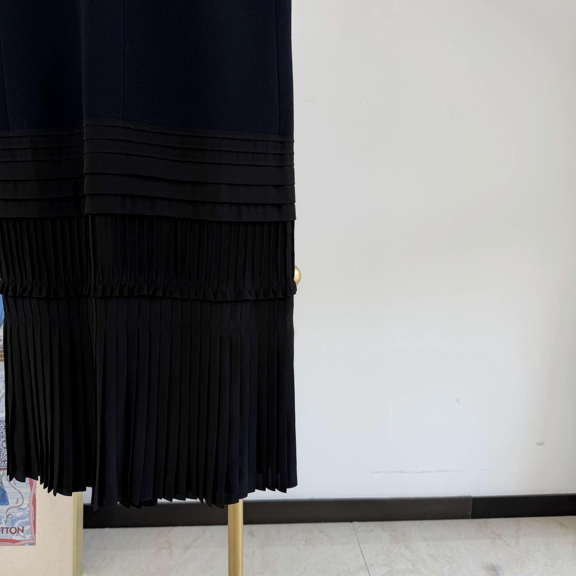 Dior Christian Dior navy long sleeveless dress F34 2806 Size XS / US 0-2 / IT 36-38 - 5 Thumbnail