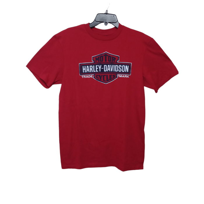 Harley Davidson Red Harley Davidson Logo tshirt Grand Canyon. Small