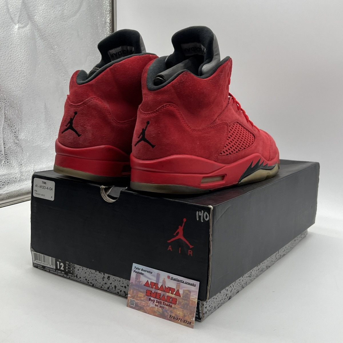 Jordan Brand Air Jordan 5 red suede Size US 12 / EU 45 - 5 Thumbnail