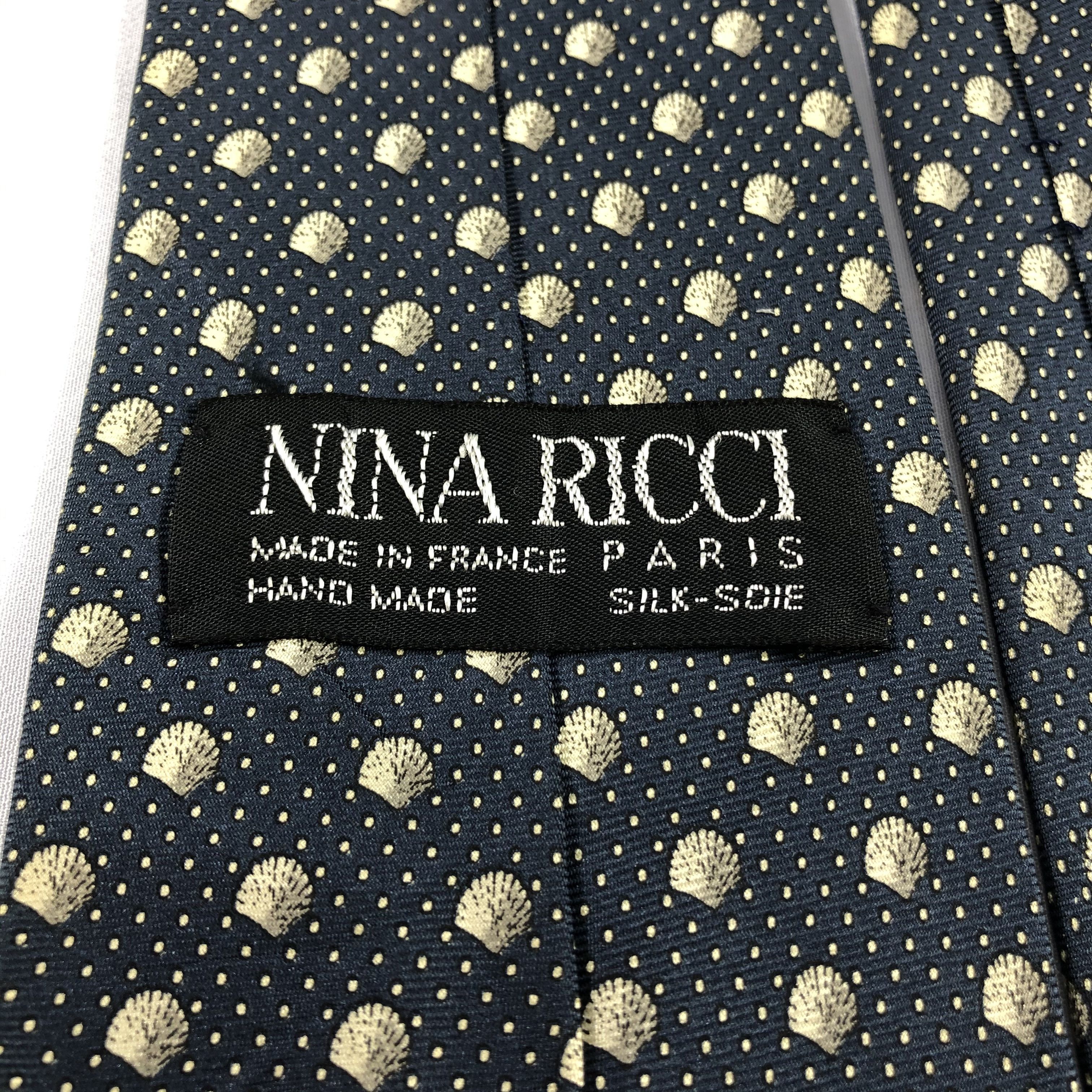 Nina Ricci × Vintage Nina Ricci Silk Neck Ties T86 Size ONE SIZE - 3 Thumbnail