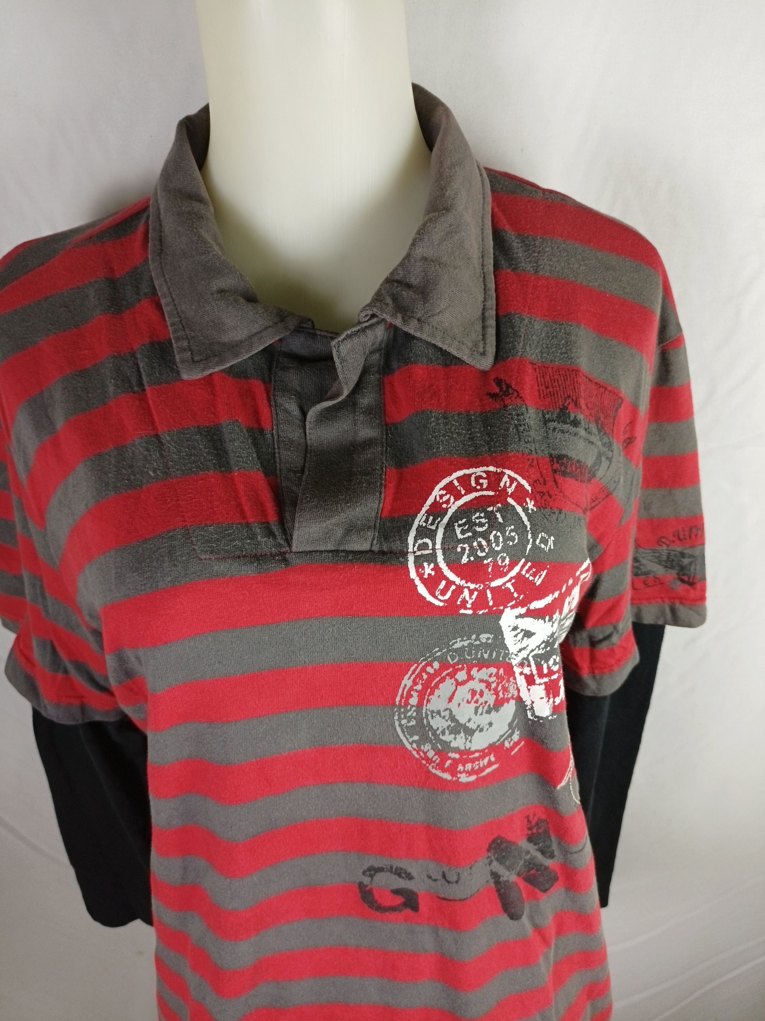 If Six Was Nine × Japanese Brand Design United Double Layers Long Sleeve Stripe Size US L / EU 52-54 / 3 - 3 Thumbnail