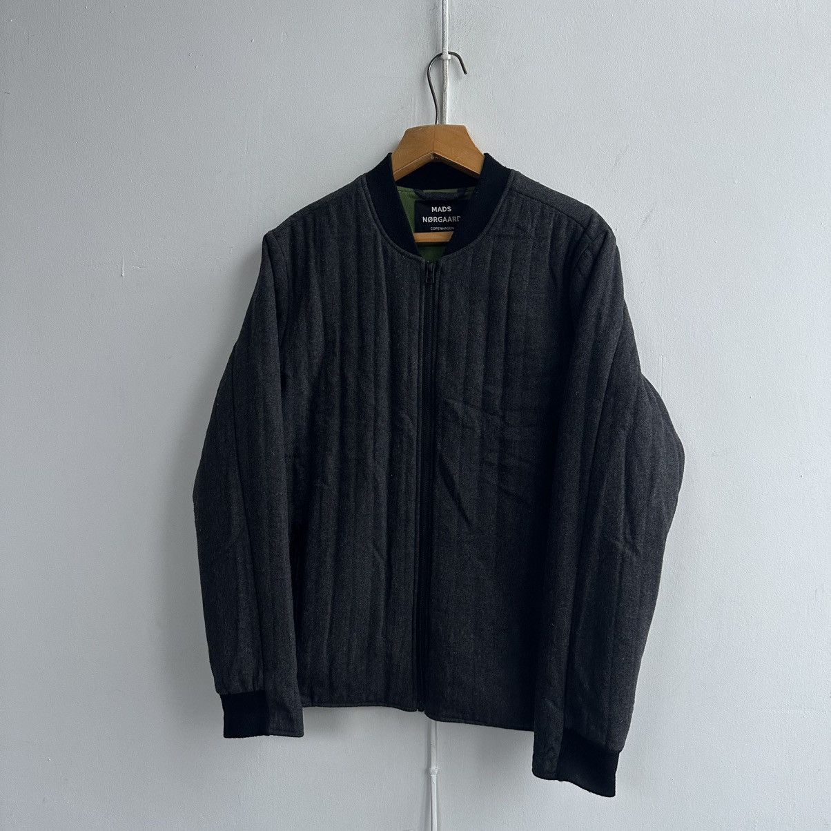 Norse Projects MADS Norgaard Copenhagen wool bomber size L Size US L / EU 52-54 / 3 - 7 Thumbnail