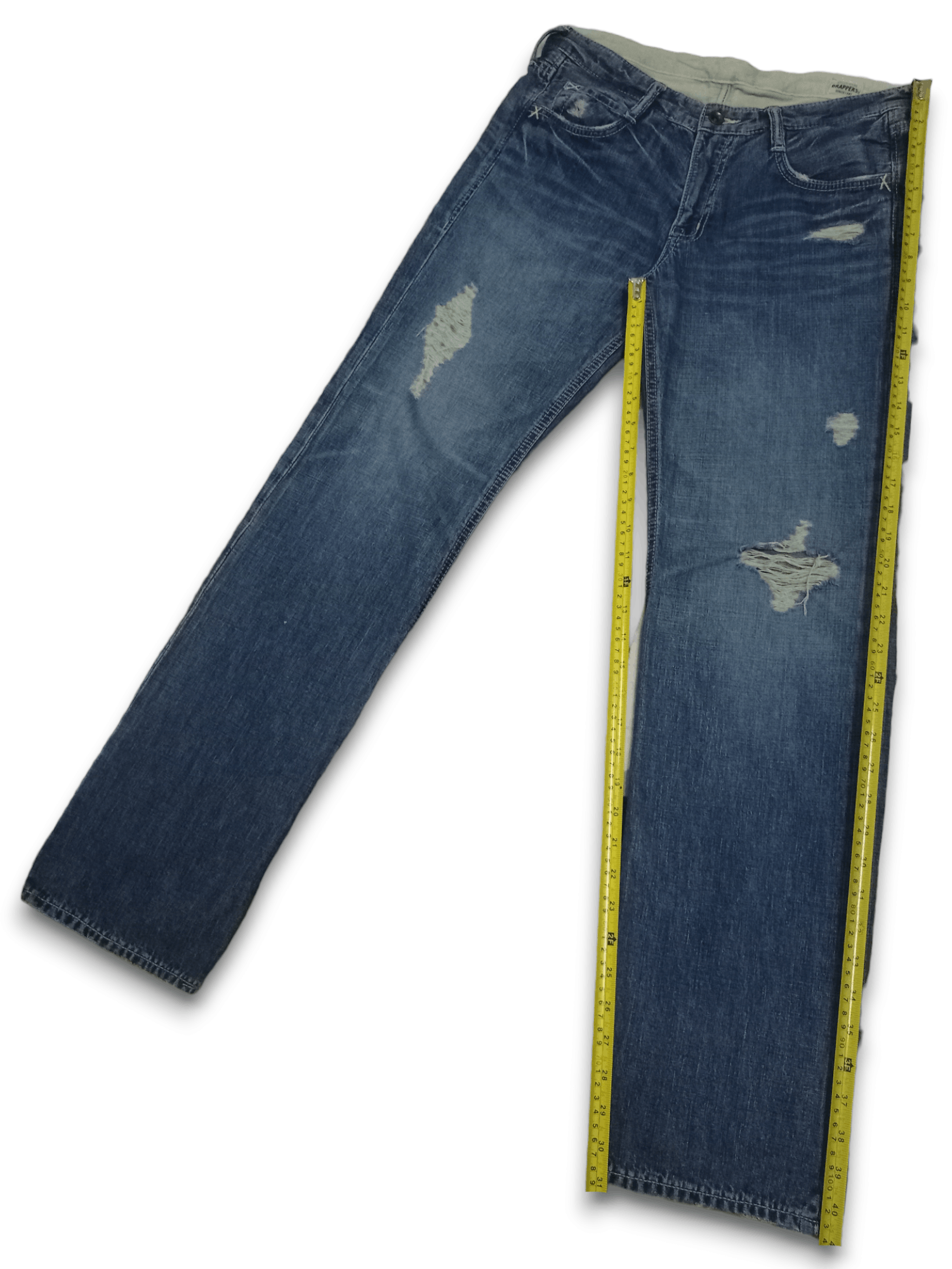 Japanese Brand Vintage Japanese Brand Union Made Distressed Loose Jeans Size US 31 - 9 Thumbnail