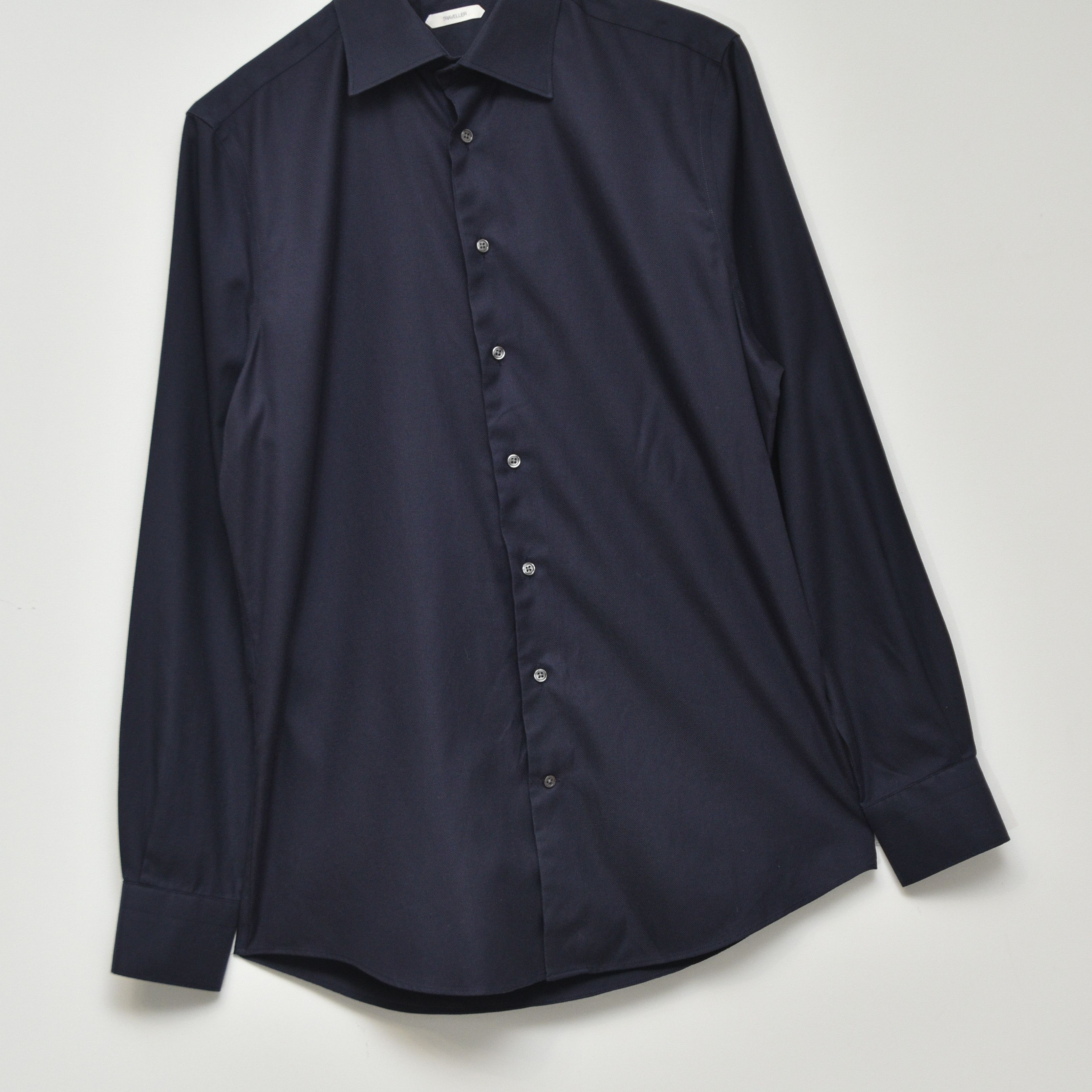 Suitsupply Suitsupply Traveller Shirt Slim Fit Black Navy Blue Size 39 Size US M / EU 48-50 / 2 - 3 Thumbnail
