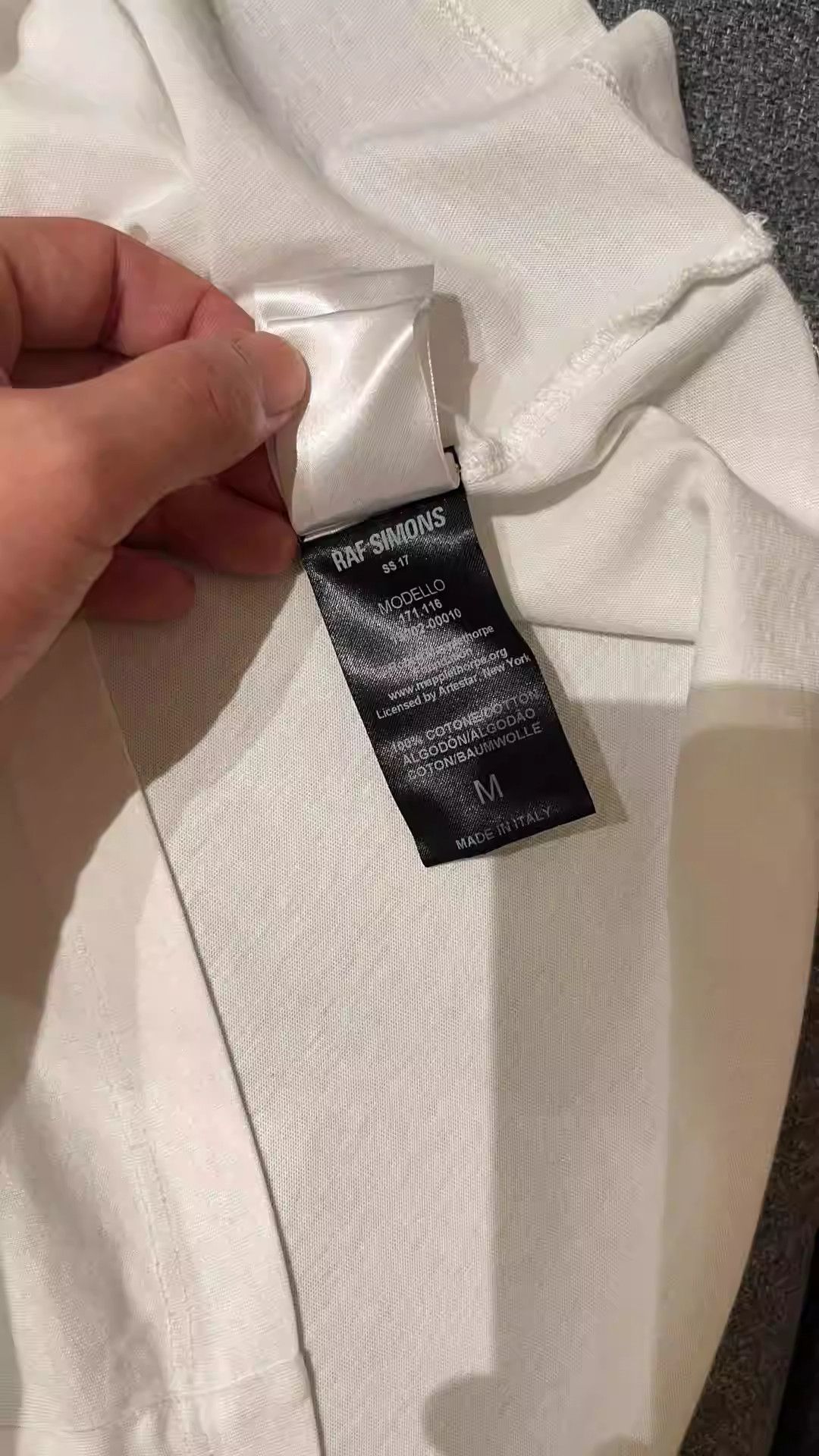 Raf Simons raf simons 17ss show portrait t Size US M / EU 48-50 / 2 - 6 Thumbnail