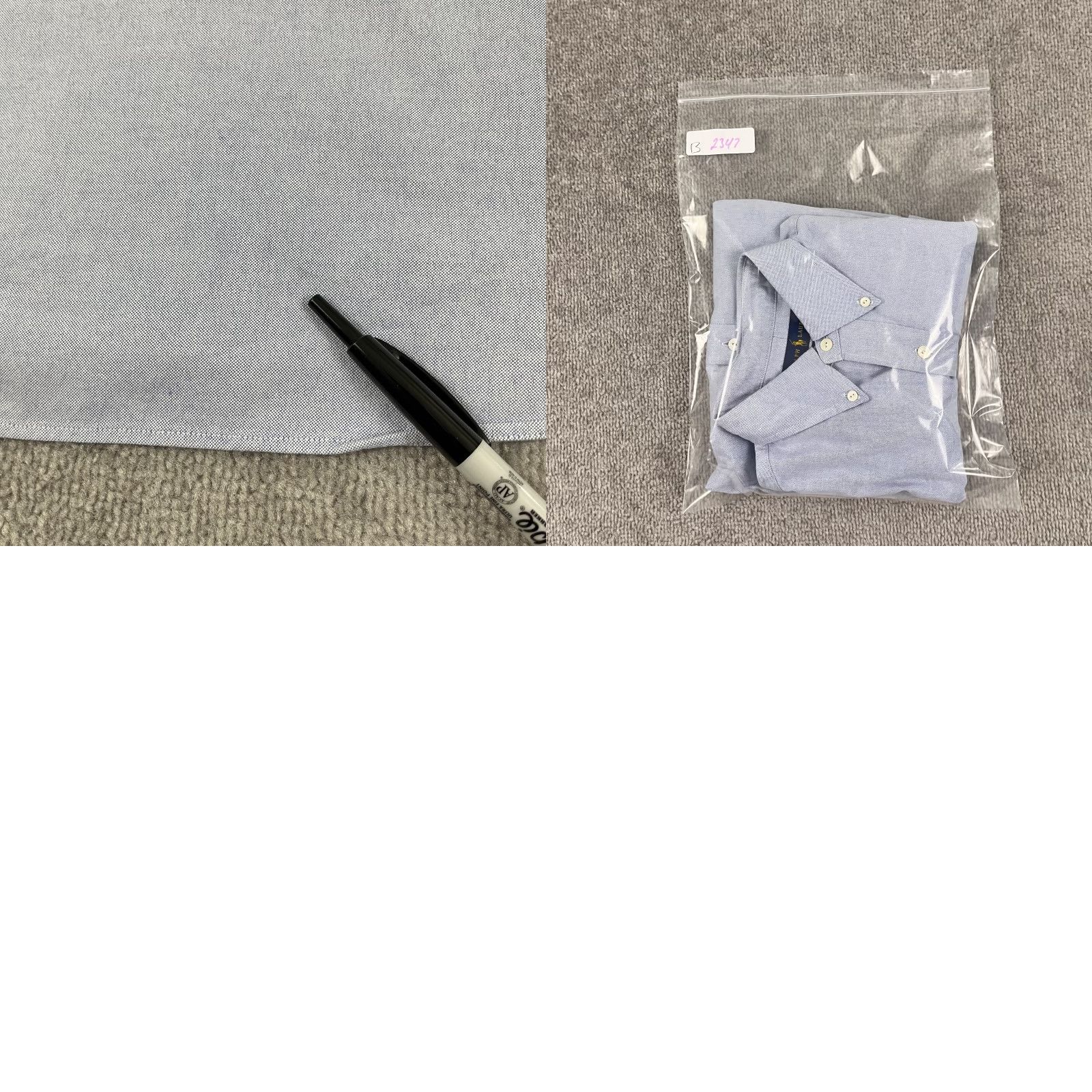 Ralph Lauren VINTAGE Ralph Lauren Oxford Shirt Men Medium Classic Blue White Short Sleeve Button-Down Casual Business Formal Size US M / EU 48-50 / 2 - 8 Thumbnail