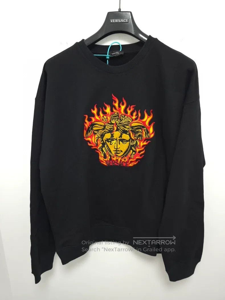 Versace Versace Flame avatar sweatshirt Size US S / EU 44-46 / 1 - 2 Thumbnail