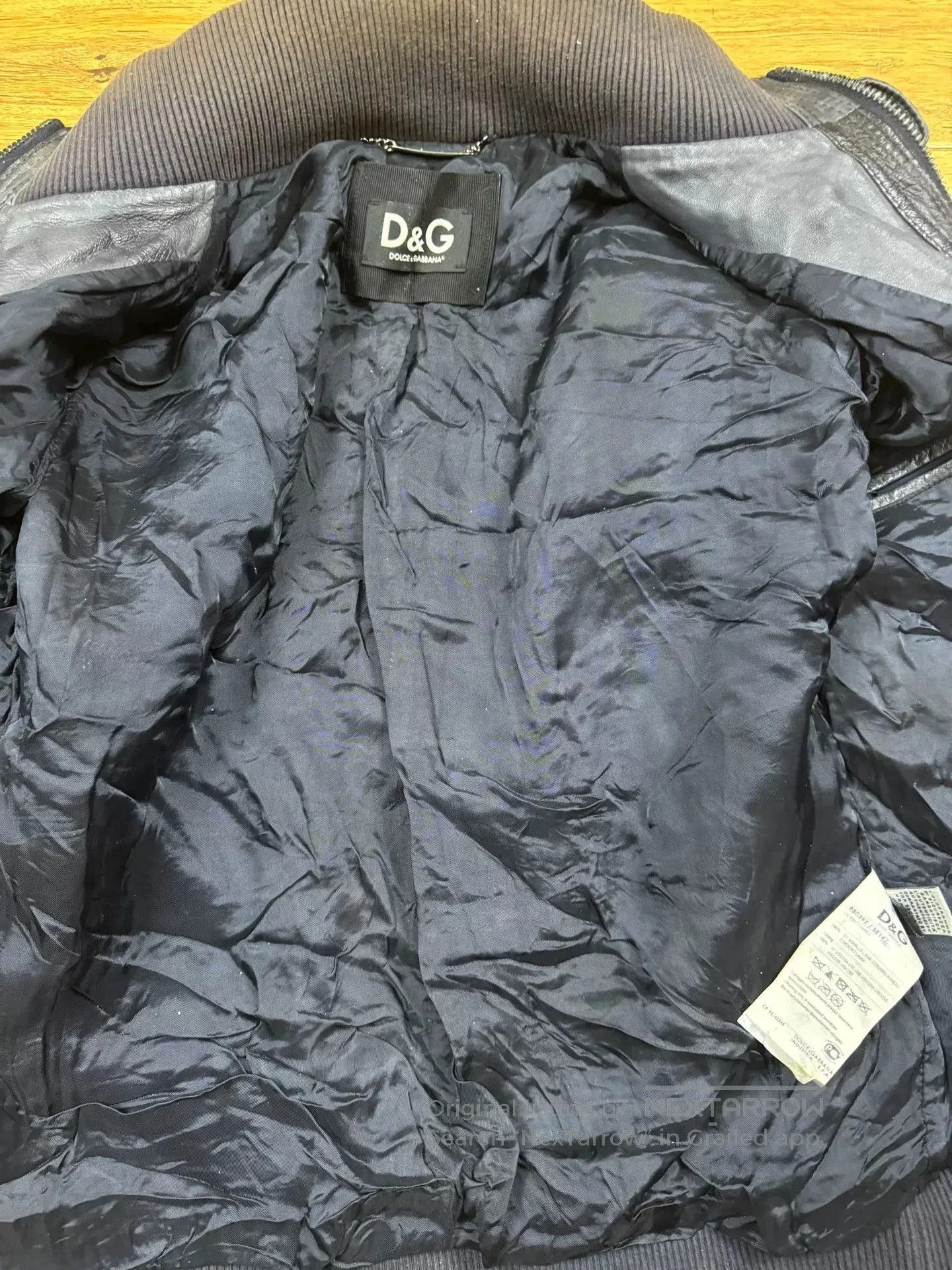 Dolce & Gabbana D&G Men's Genuine Leather Jacket. Size US M / EU 48-50 / 2 - 3 Thumbnail