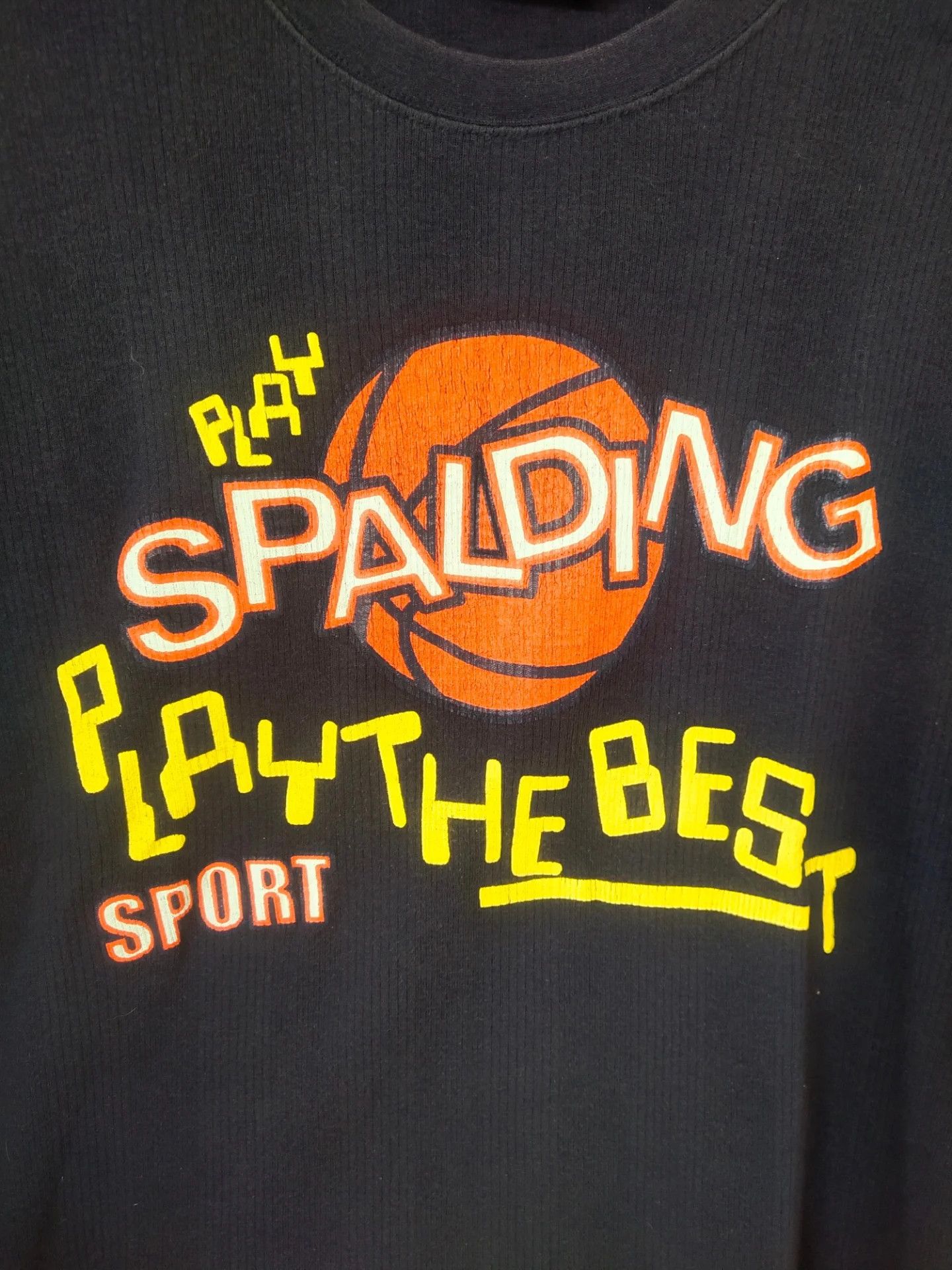 Spalding 1990s Vintage Spalding Basketball Art Tees Size US M / EU 48-50 / 2 - 2 Thumbnail