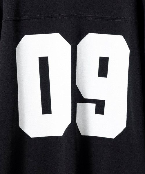 Number (N)ine Number nine HEAVY COTTON NUMBERING FOOTBALL L/S T-SHIRT Size US L / EU 52-54 / 3 - 2 Thumbnail