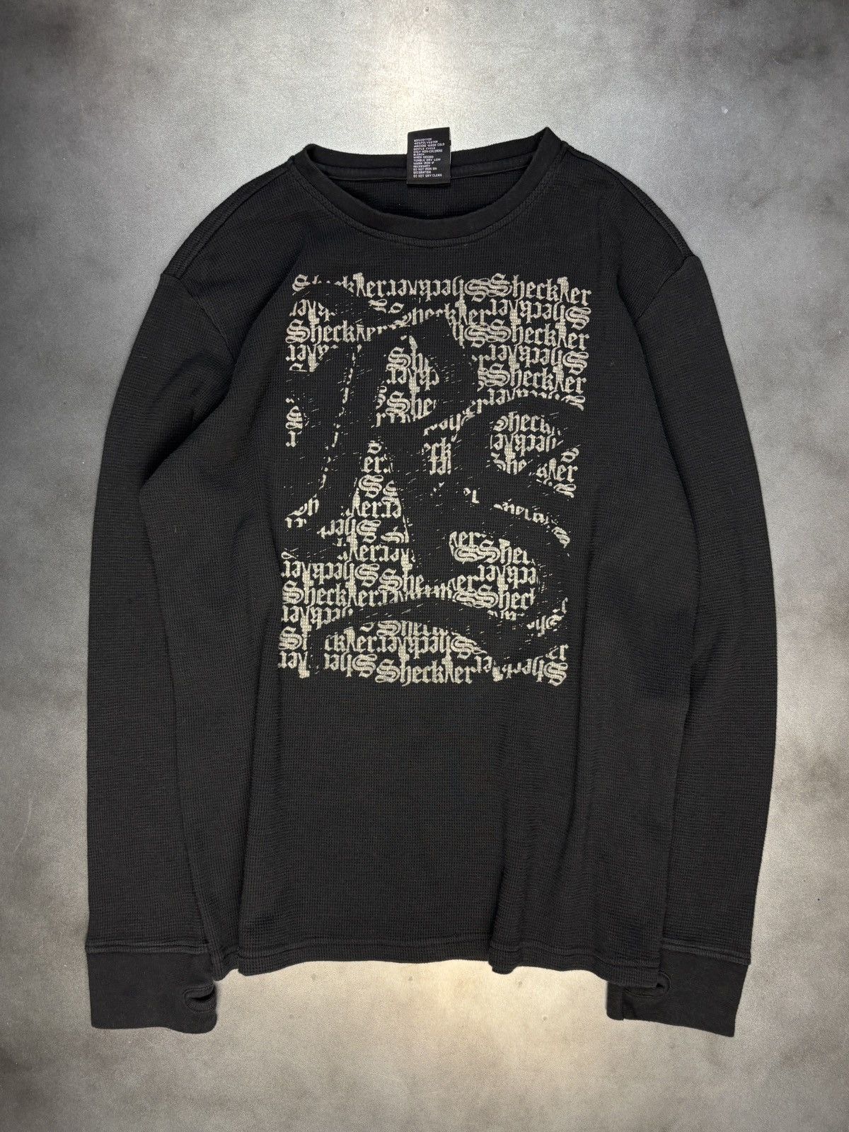 JCPenney Y2K RS by Ryan Sheckler Waffle Thermal ALP 2000s Thumb Hole Size US M / EU 48-50 / 2 - 1 Thumbnail