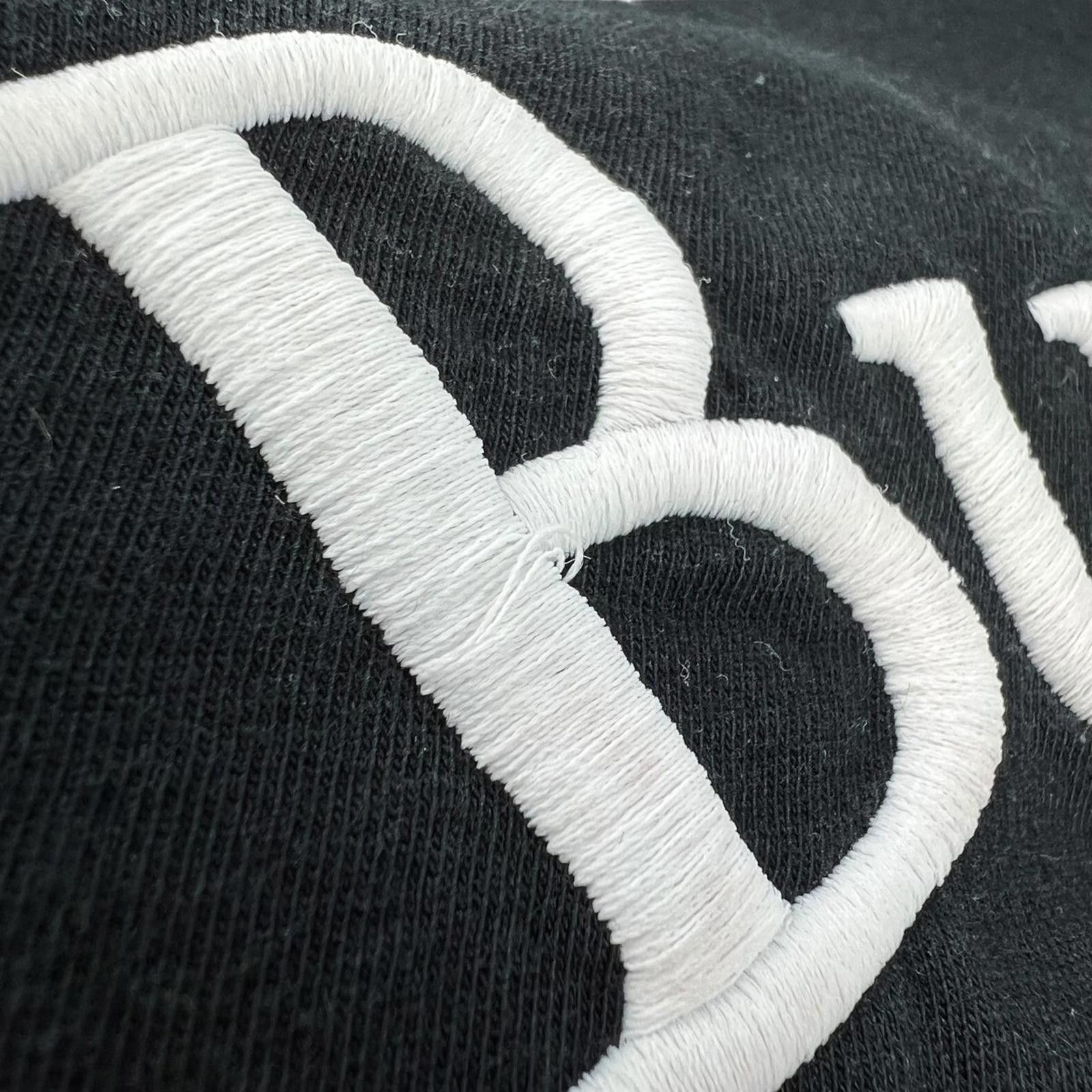 Burberry Burberry Archive Logo Embroidered Black T Shirt Size US M / EU 48-50 / 2 - 3 Thumbnail