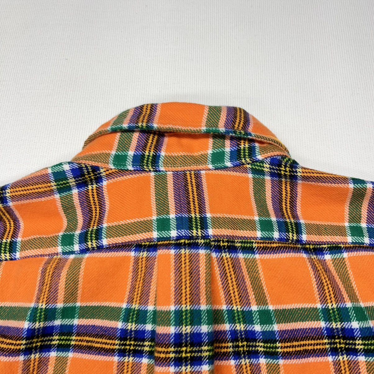 Polo Ralph Lauren Polo Ralph Lauren Flannel Shirt Orange Button Down Classic Size US M / EU 48-50 / 2 - 11 Thumbnail