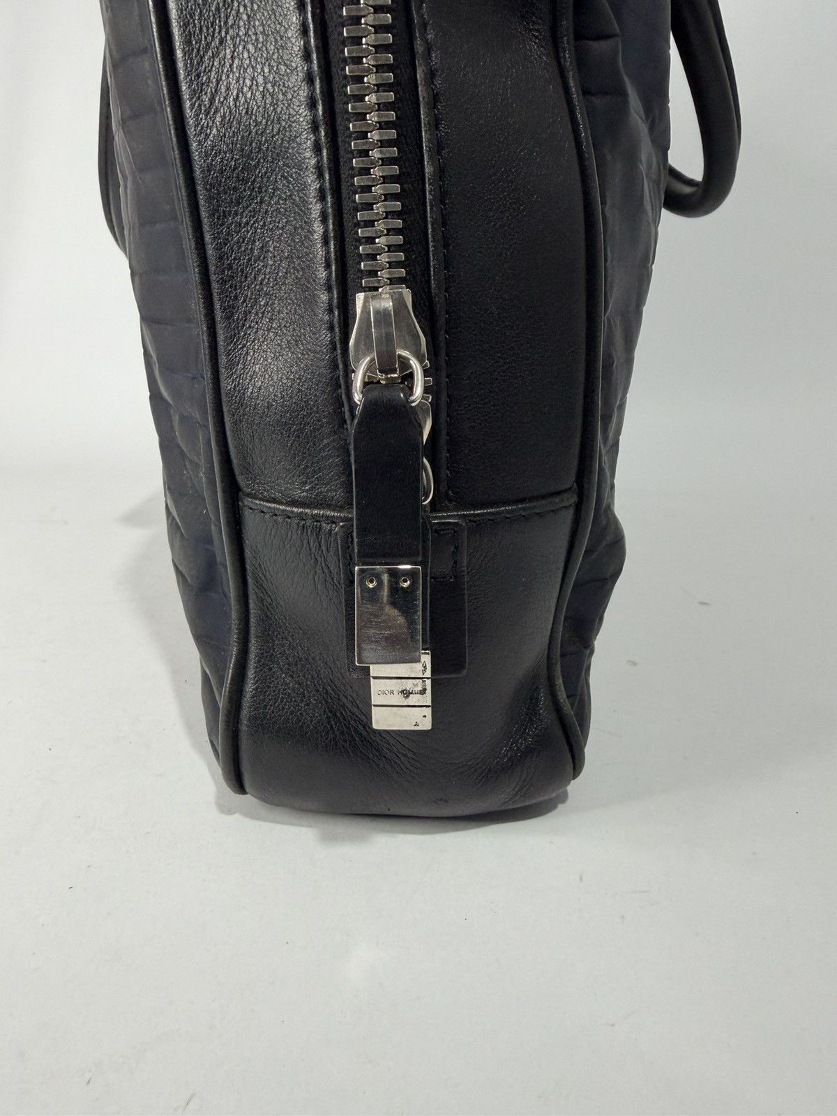 Dior Dior Homme Black/Navy Leather and Nylon Briefcase Size ONE SIZE - 5 Thumbnail