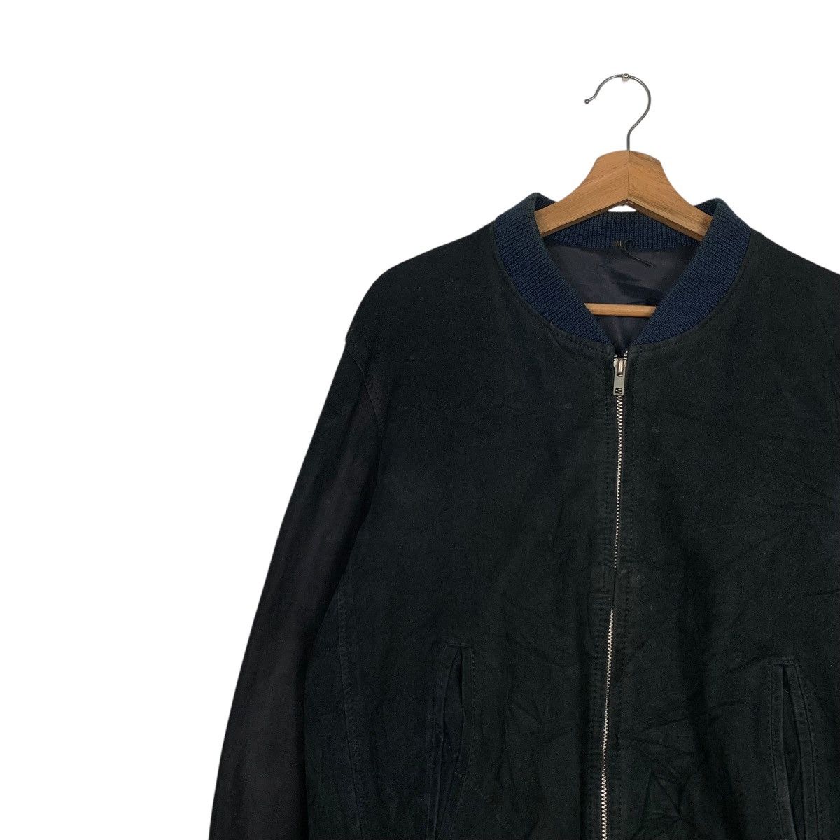 Vintage Vintage 90's Unbrand Suede Leather Jacket #2619-C118 Size US L / EU 52-54 / 3 - 6 Thumbnail
