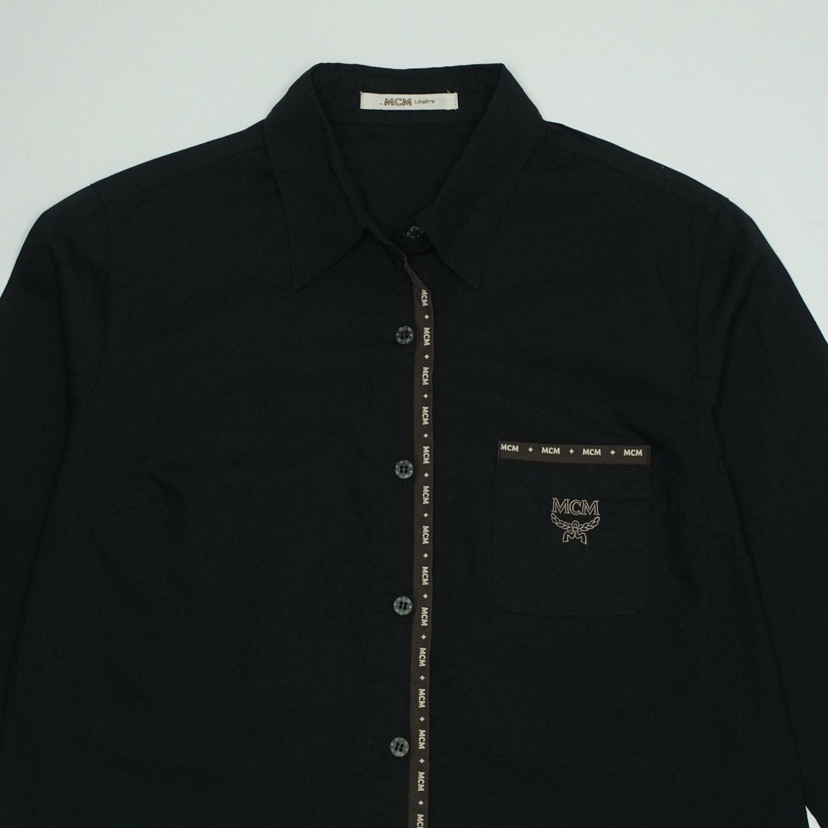 MCM *NoTariff 90s MCM Womens LS Shirt Size M / US 6-8 / IT 42-44 - 2 Thumbnail