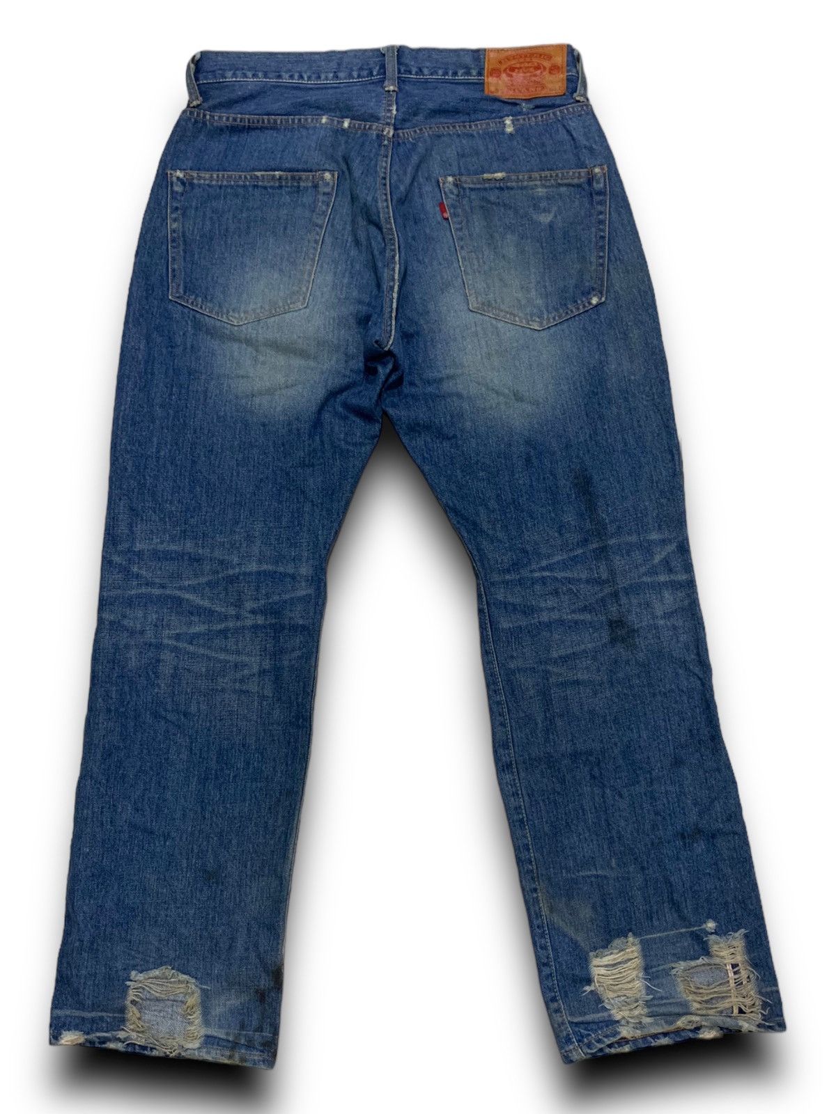 Hysteric Glamour HYSTERIC GLAMOUR DISTRESSED DENIM JAPANESE BRANDS JEANS Size US 34 / EU 50 - 2 Thumbnail