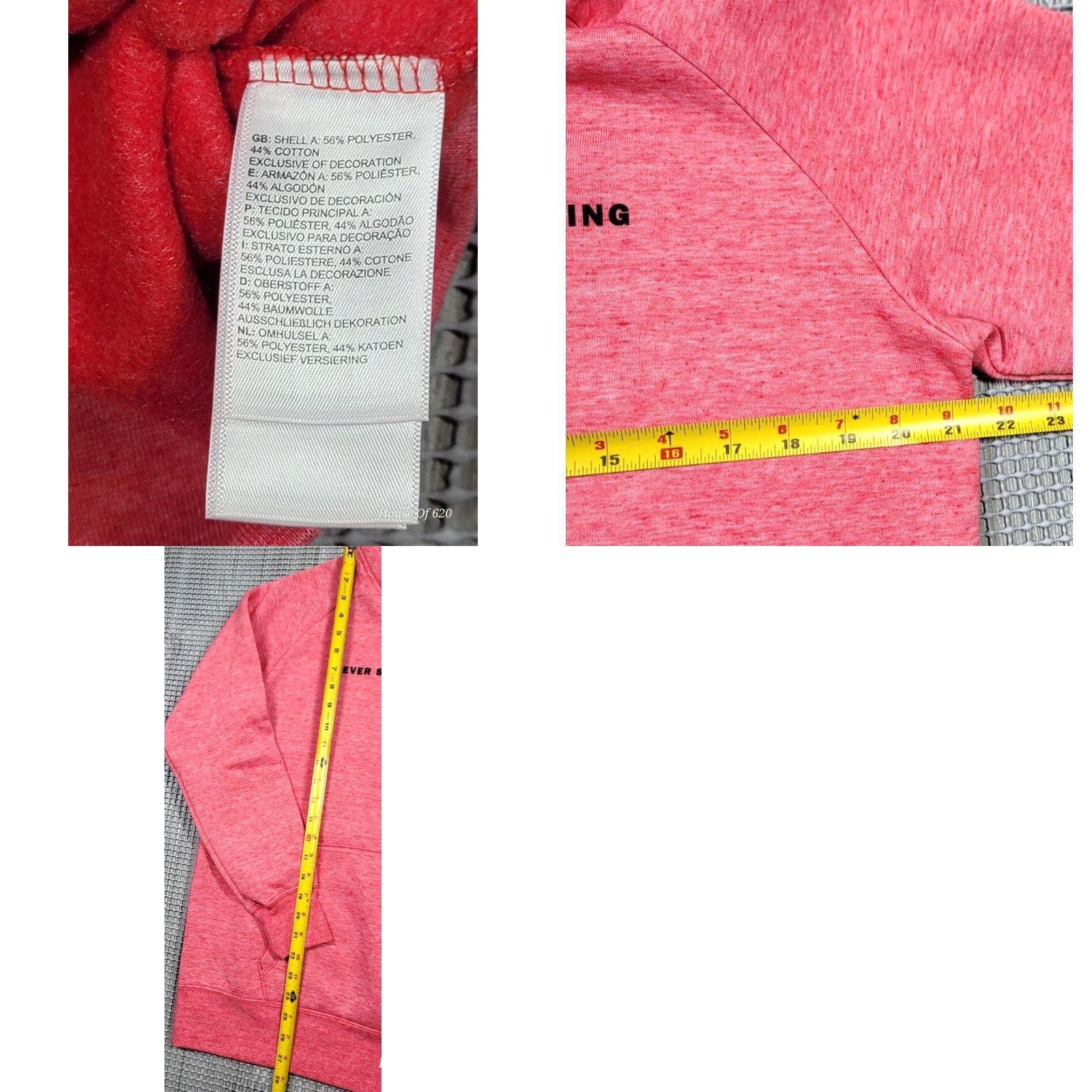 The North Face The North Face Hoodie Women L Pink Heather Pullover Fleece Logo Embroidered Never Stop Exploring Activewear Casual Travel Size L / US 10 / IT 46 - 9 Thumbnail