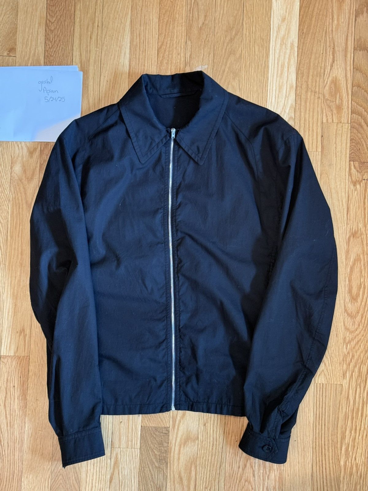 Lemaire Lemaire Black Poplin Jacket Size US S / EU 44-46 / 1 - 1 Thumbnail