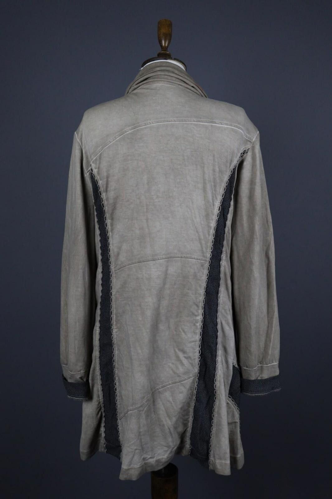 Bottega Veneta Bottega by Elisa Cavaletti Beige Coat Jacket Size L Size L / US 10 / IT 46 - 5 Thumbnail