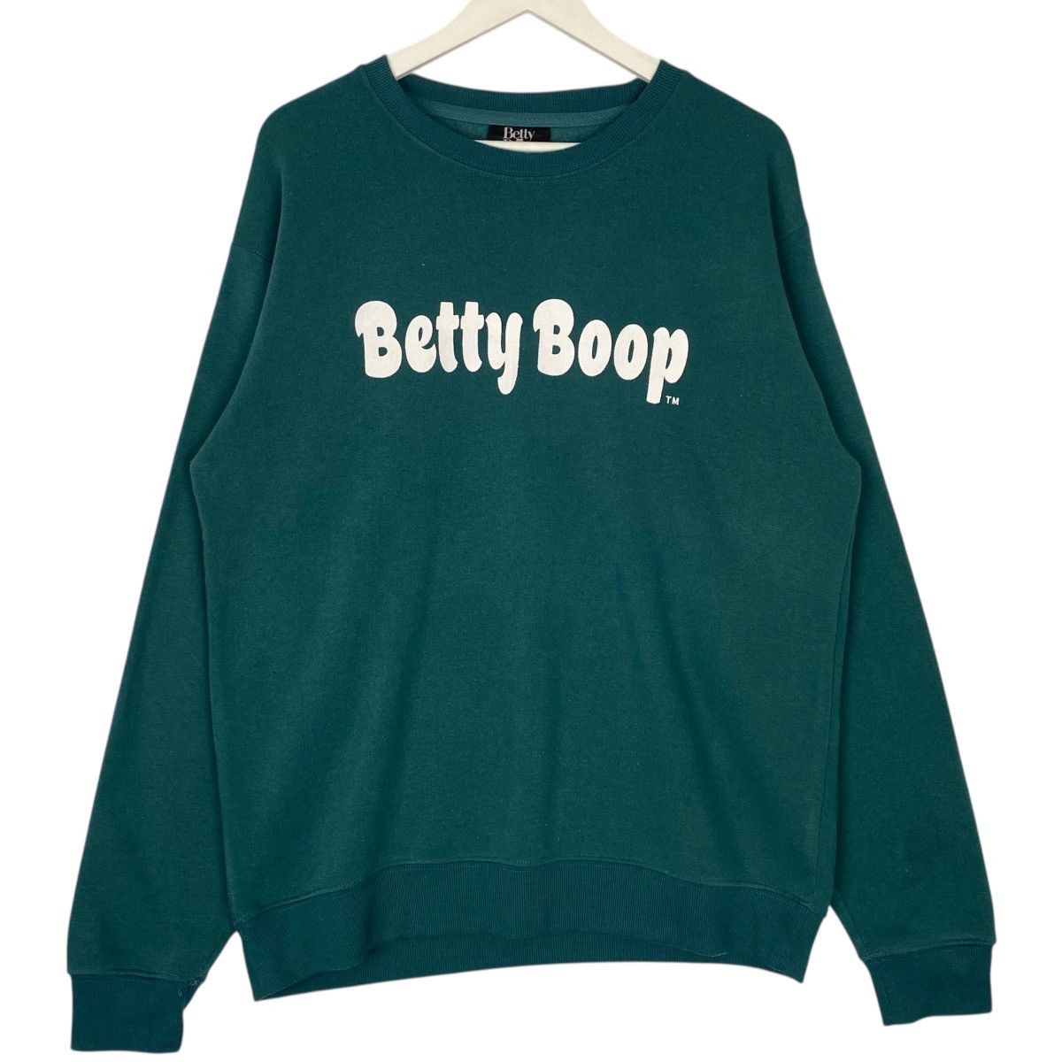 Vintage Vintage Betty Boop Sweatshirt Crewneck Green Back Hit Size L Size L / US 10 / IT 46 - 5 Thumbnail
