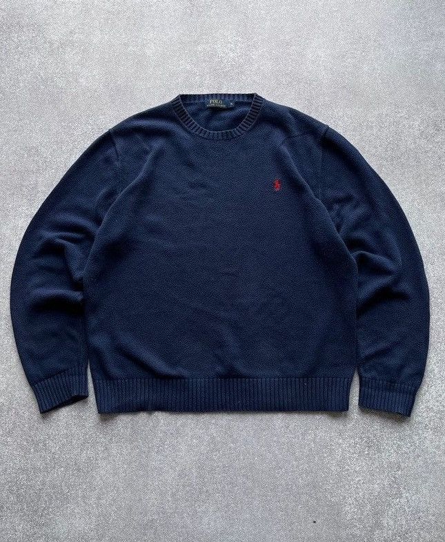 Polo Ralph Lauren Vintage Polo Ralph Lauren Heavy Knit Sweater Y2K XL Size US XL / EU 56 / 4 - 1 Thumbnail