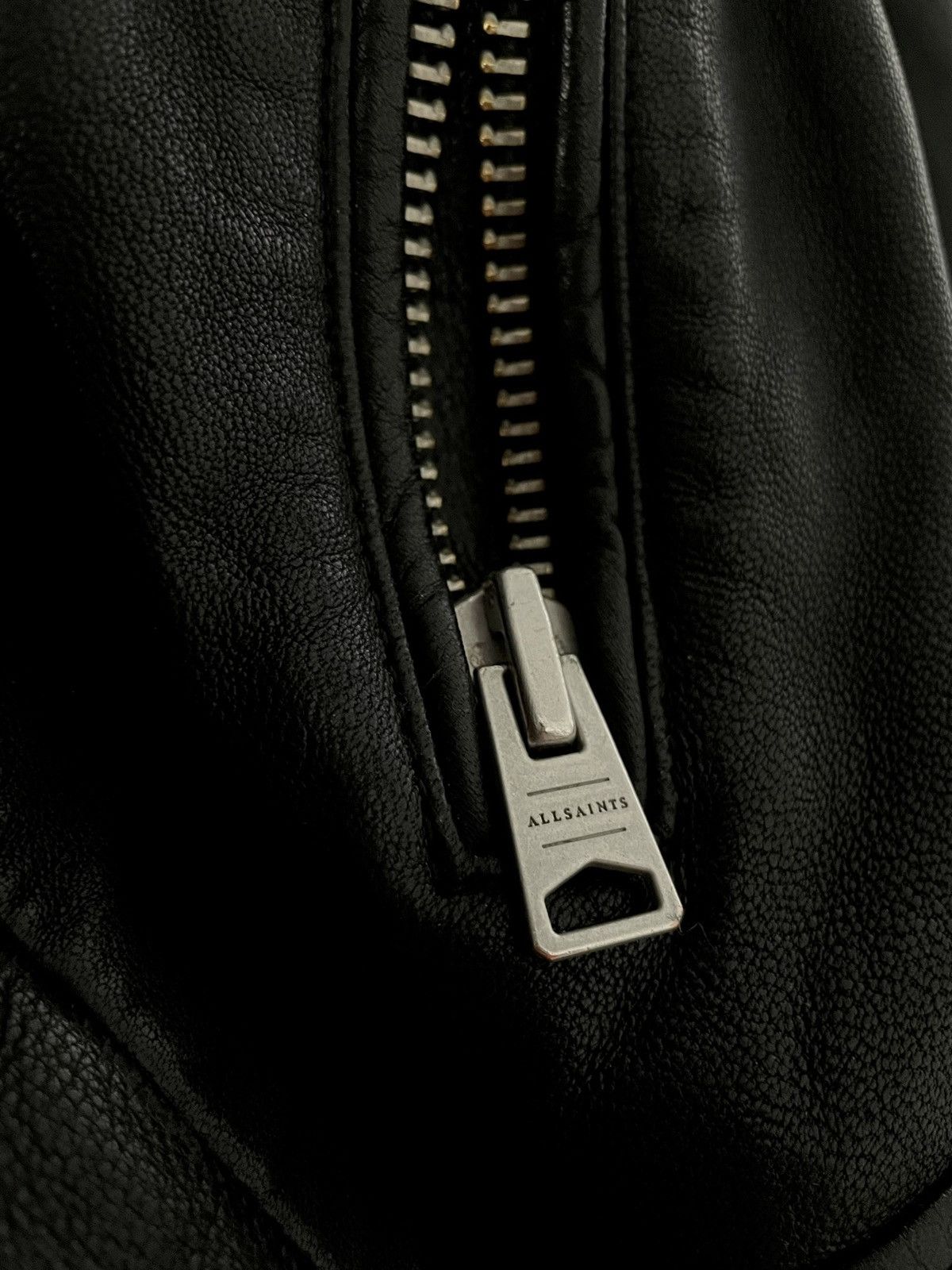 Allsaints Allsaints Milo Biker Leather Jacket Size US M / EU 48-50 / 2 - 3 Thumbnail