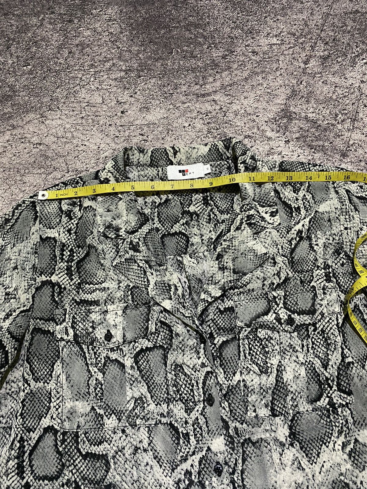 Hysteric Glamour × If Six Was Nine × Japanese Brand Y2k Temt snakeskin ifsixwasnine shirt Size M / US 6-8 / IT 42-44 - 10 Thumbnail