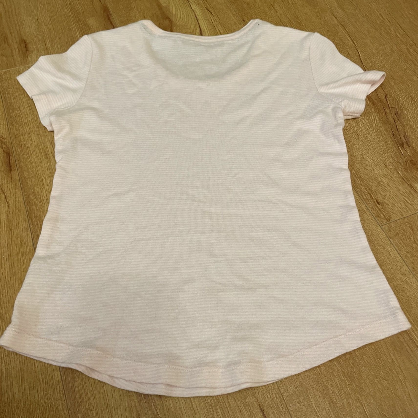 Tommy Hilfiger **Tommy Hilfiger Y2K Pink Striped Embroidered T-Shirt** User: **Vintage Tommy Hilfiger Y2K Pink Striped Embroidered T-Shirt** Size S / US 4 / IT 40 - 5 Thumbnail