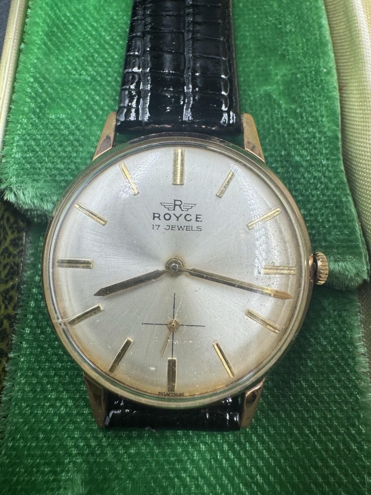 Other Vintage Royce 17 Jewels Automatic Watch Gold Case Swiss Made Size ONE SIZE - 1 Thumbnail