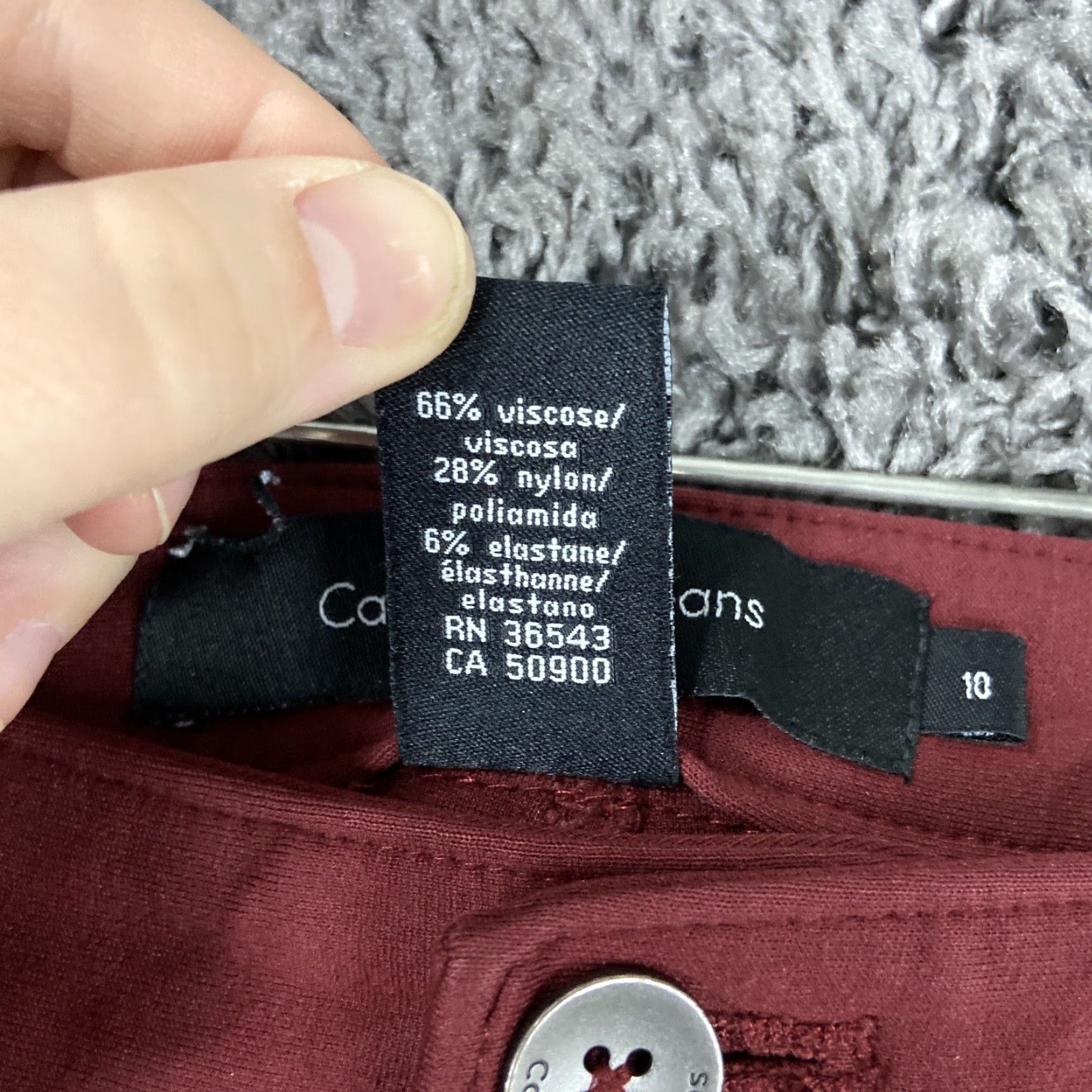 Calvin Klein CALVIN KLEIN Jeans Ankle Pants Red Women’s Regular Size 10 Size 32" / US 10 / IT 46 - 6 Thumbnail