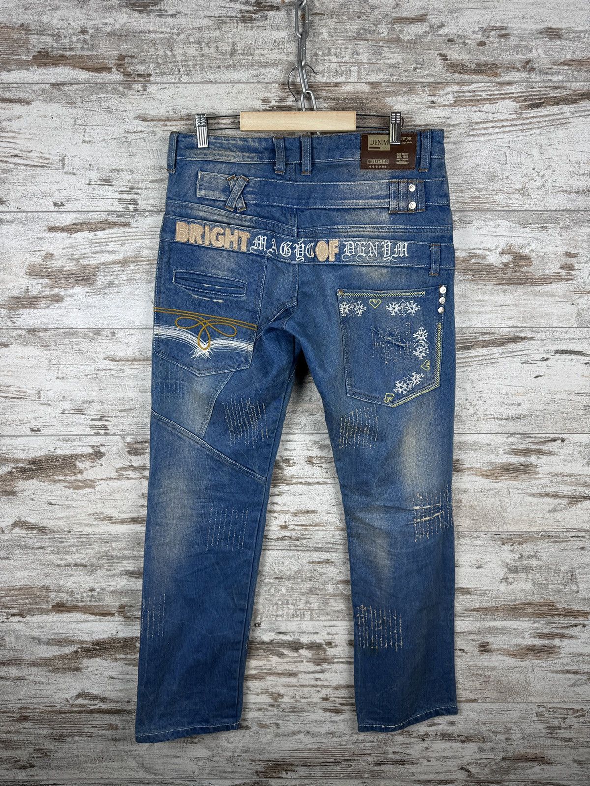 Hysteric Glamour Mens Vintage Hysteric Glamour avant garde pants denim jeans Size US 31 - 7 Thumbnail