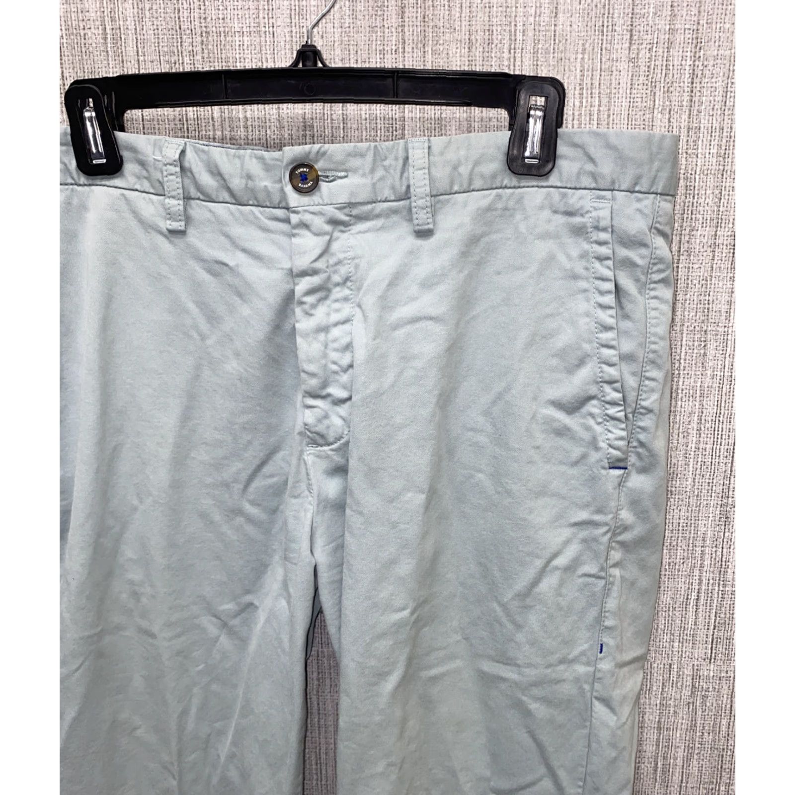 Tommy Bahama Tommy Bahama Mens Green Pima Cotton Blend Casual Pants 34 X 32 Regular Size US 34 / EU 50 - 2 Thumbnail