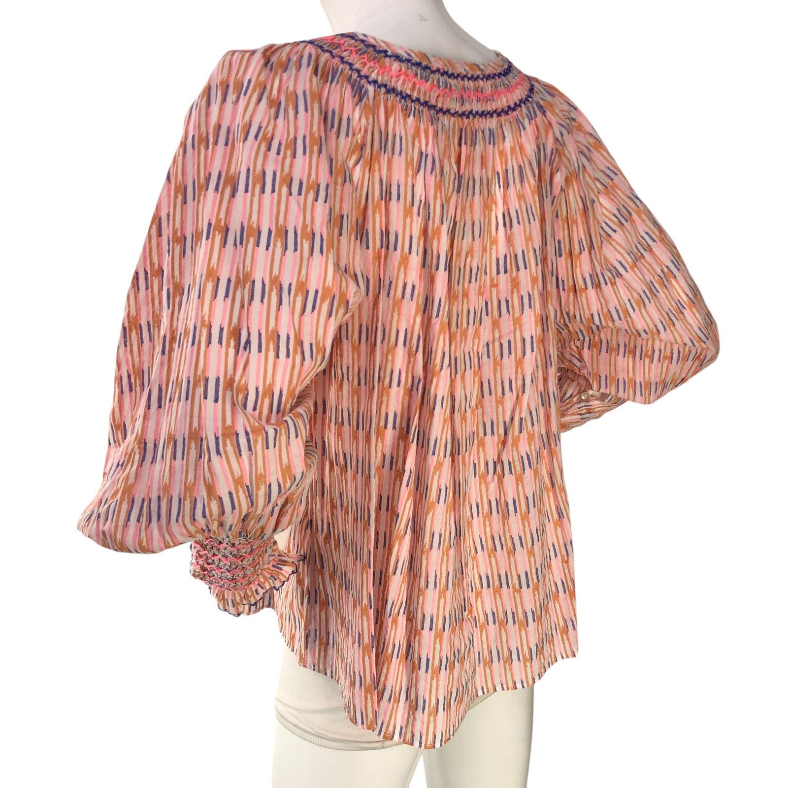 Other Thierry Colson Size XS Top Valeska Blouse Smocked Sleeve Size XS / US 0-2 / IT 36-38 - 6 Thumbnail