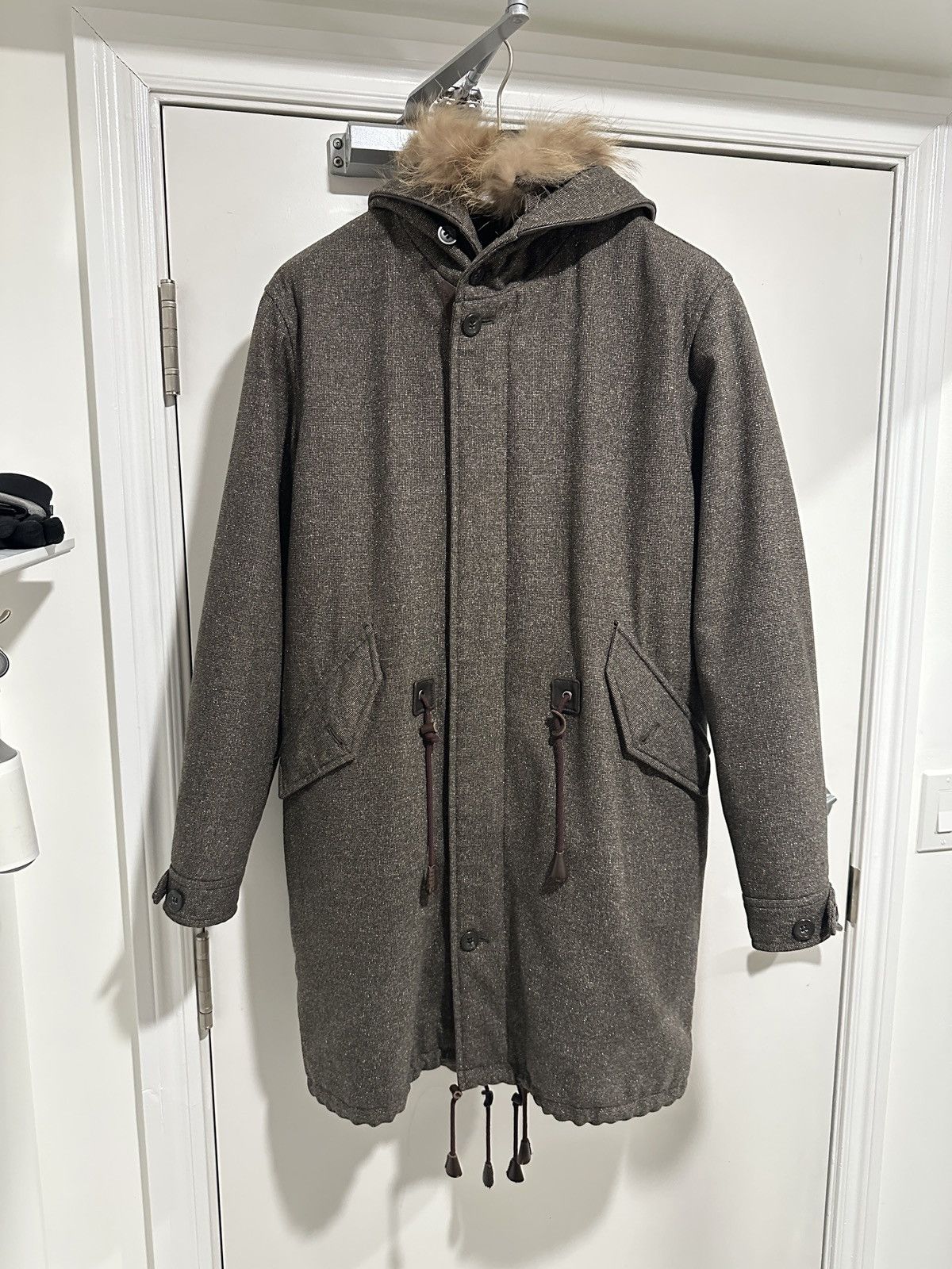 Temple Of Jawnz Temple of Jawnz Fishtail Parka - Cracked Pepper Small 46-48 Size US S / EU 44-46 / 1 - 1 Thumbnail