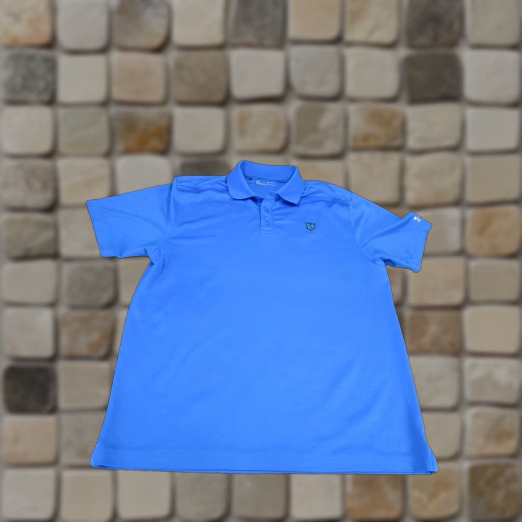 Under Armour Under Armour Polo Shirt Mens XL Blue Heatgear Stretch Short Sleeve Golf Size US XL / EU 56 / 4 - 1 Thumbnail